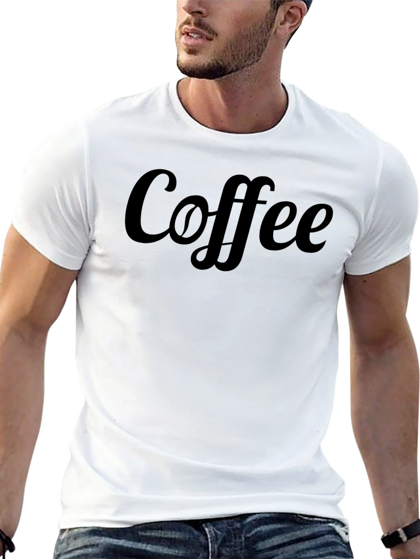 Coffee Graphic T-Shirt - Black Casual Tee