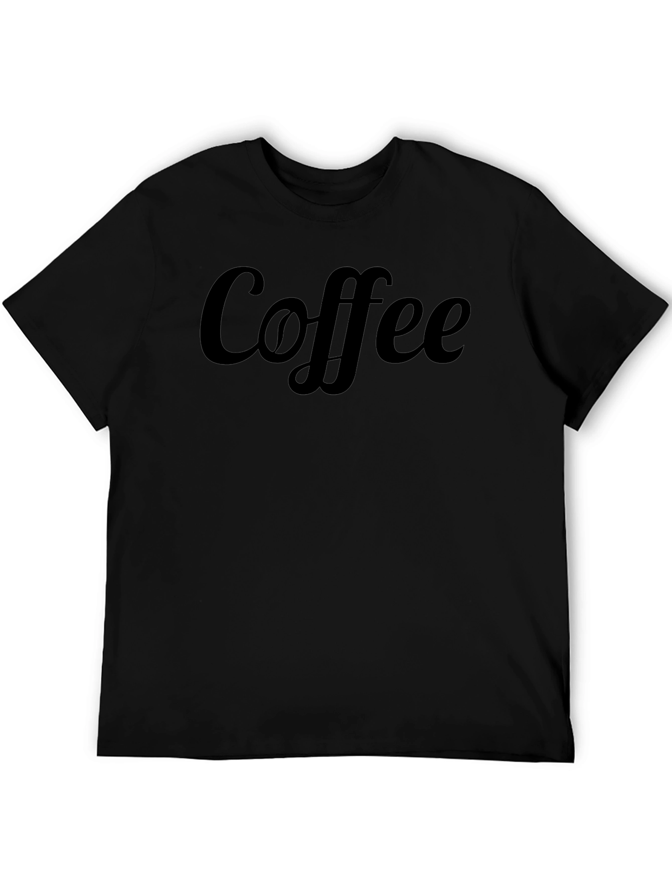 Coffee Graphic T-Shirt - Black Casual Tee