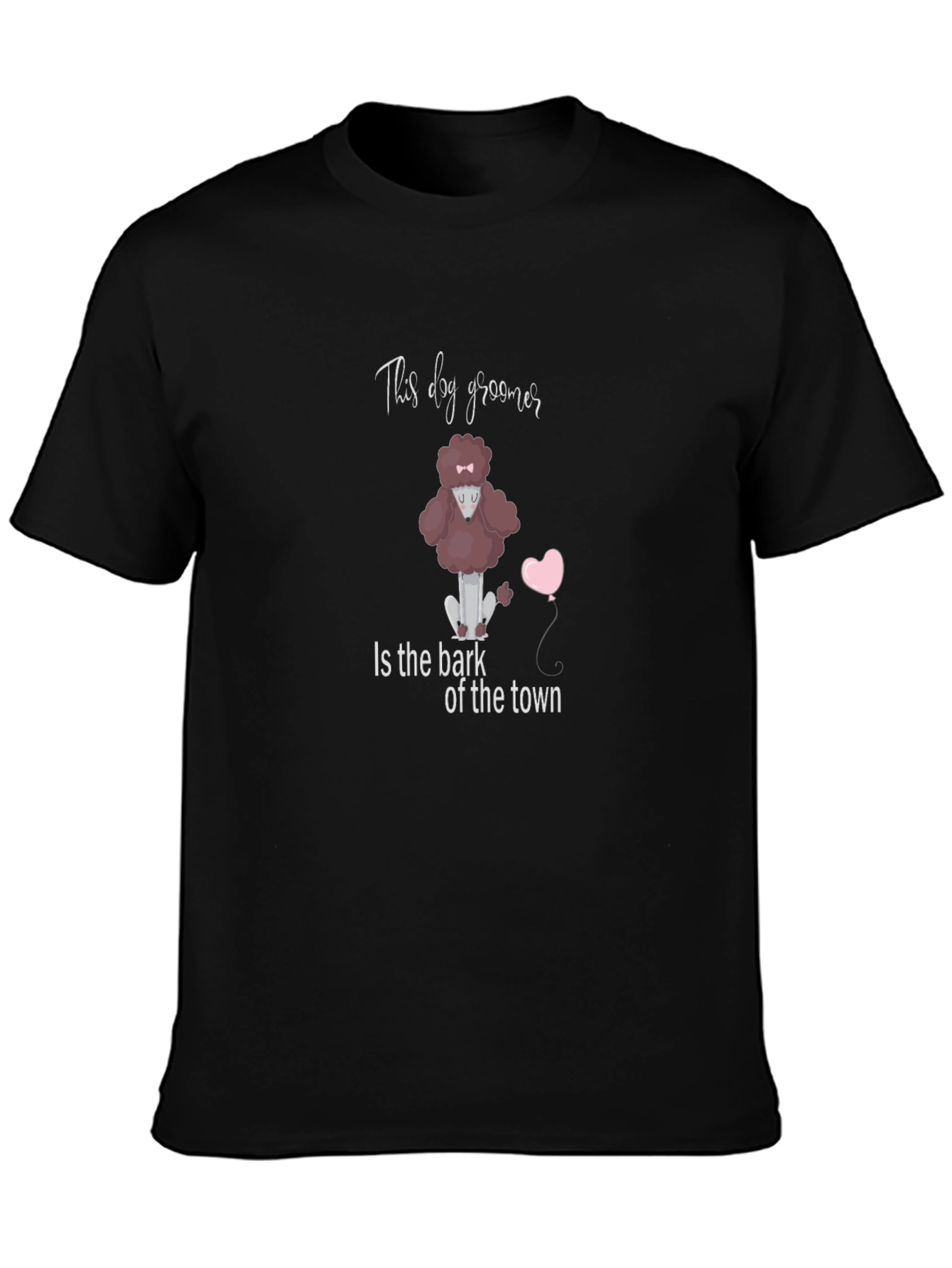 Dog Groomer Poodle Graphic Tee - Cute & Stylish
