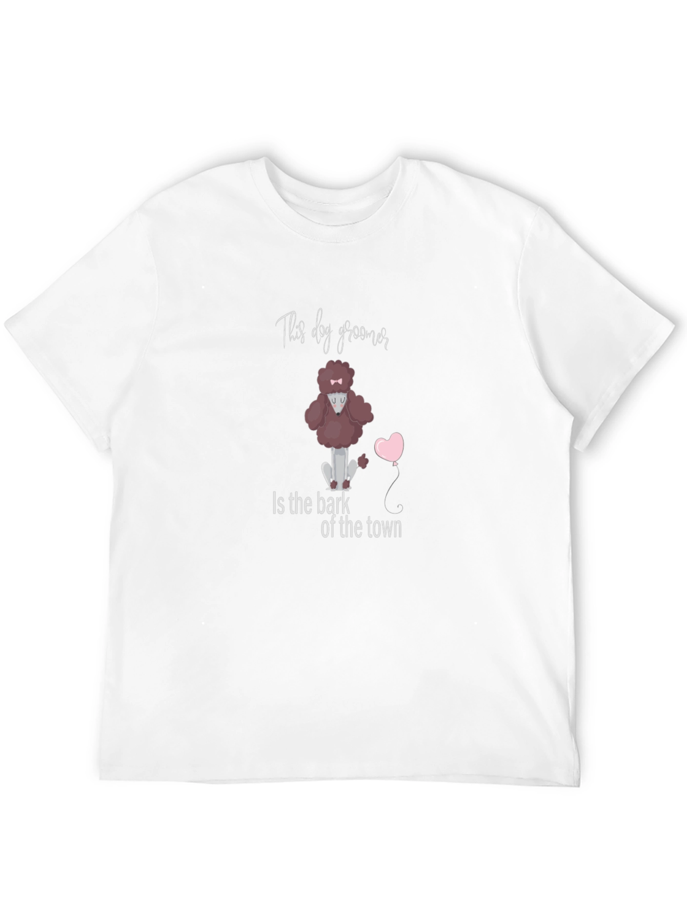 Dog Groomer Poodle Graphic Tee - Cute & Stylish