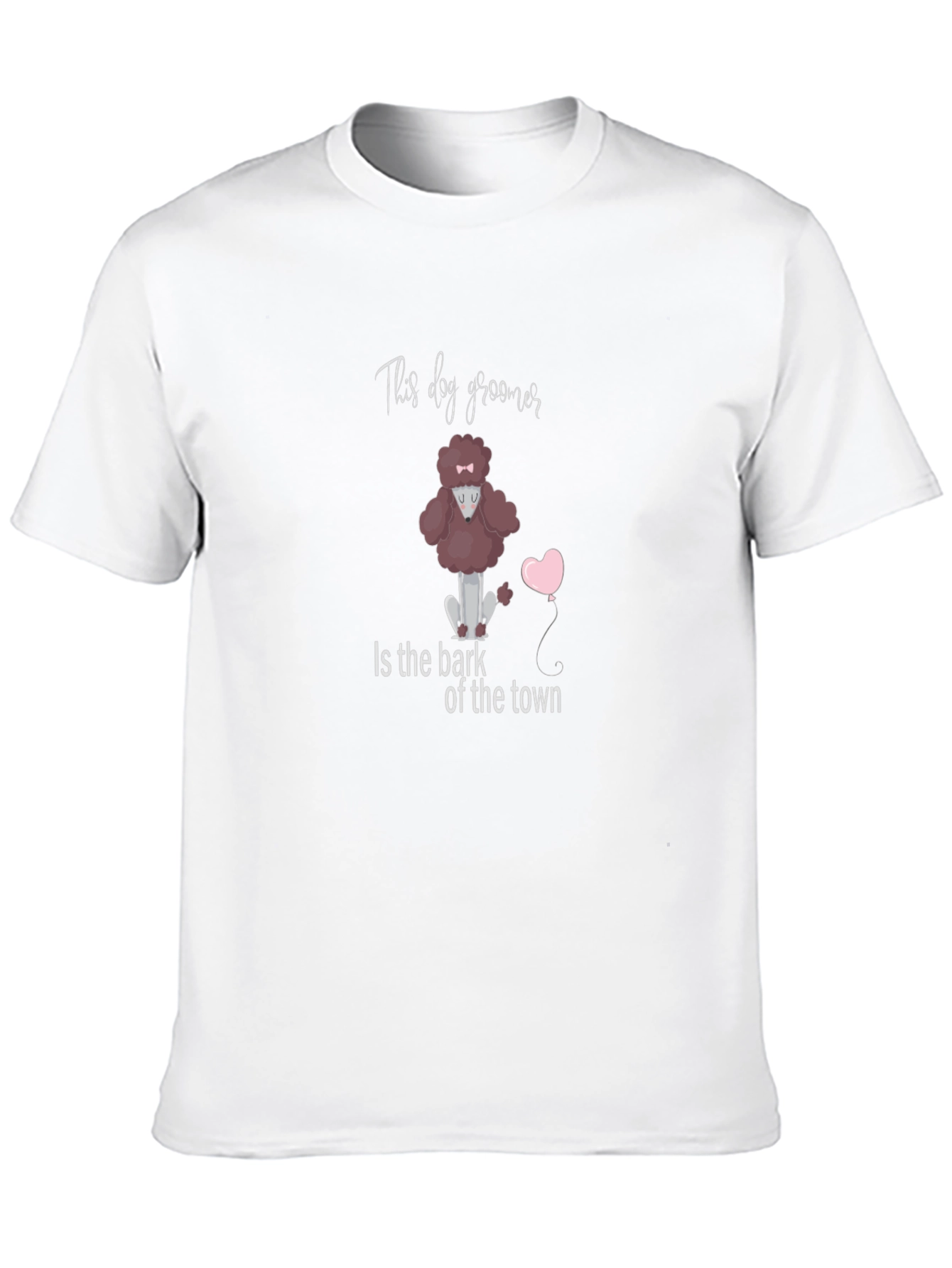 Dog Groomer Poodle Graphic Tee - Cute & Stylish