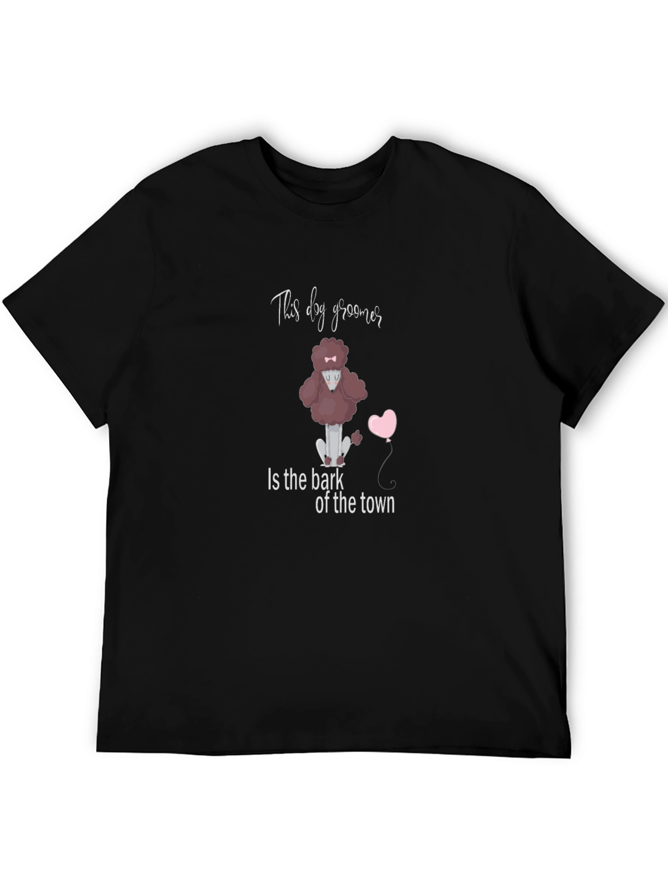 Dog Groomer Poodle Graphic Tee - Cute & Stylish