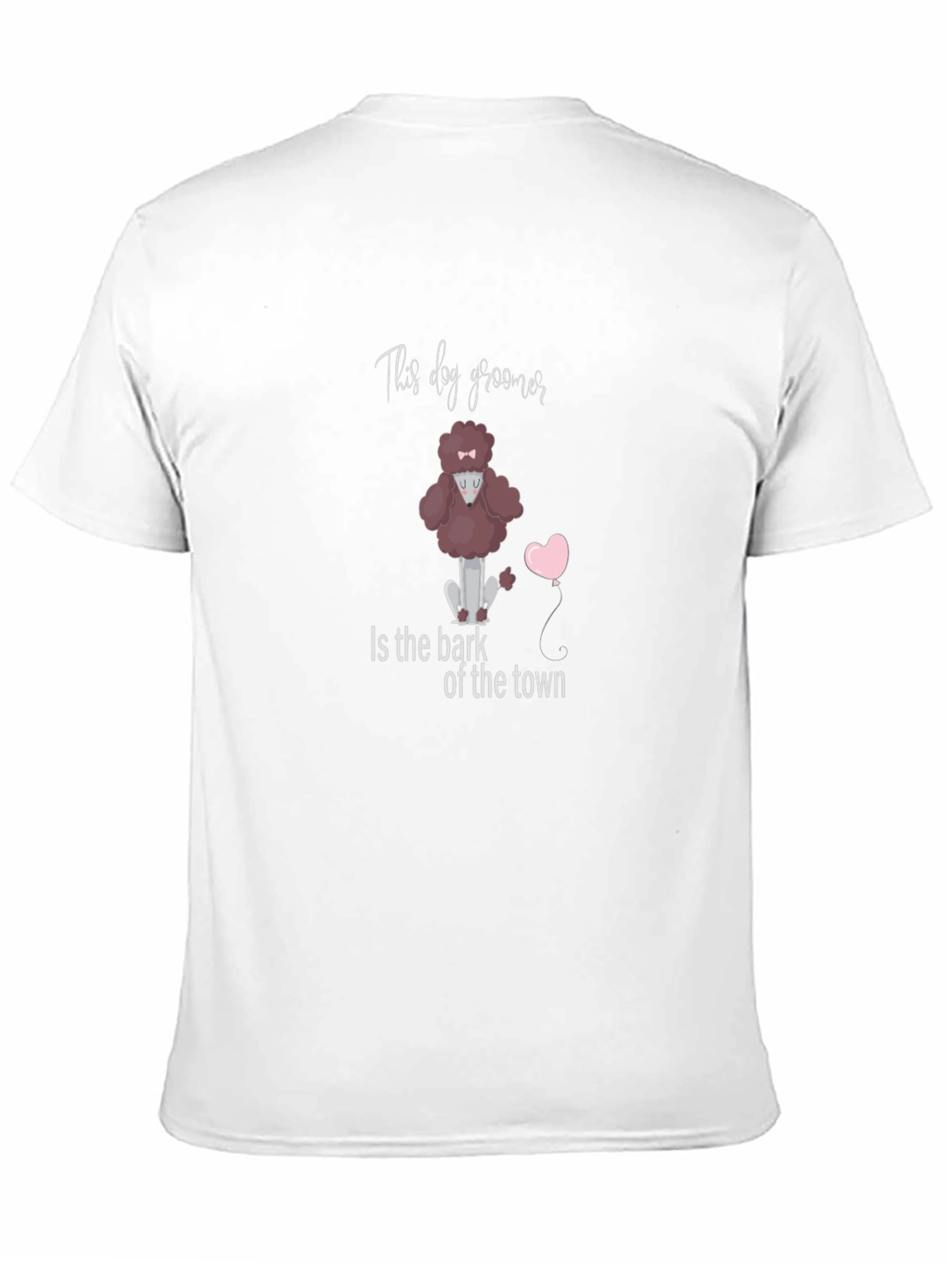 Dog Groomer Poodle Graphic Tee - Cute & Stylish