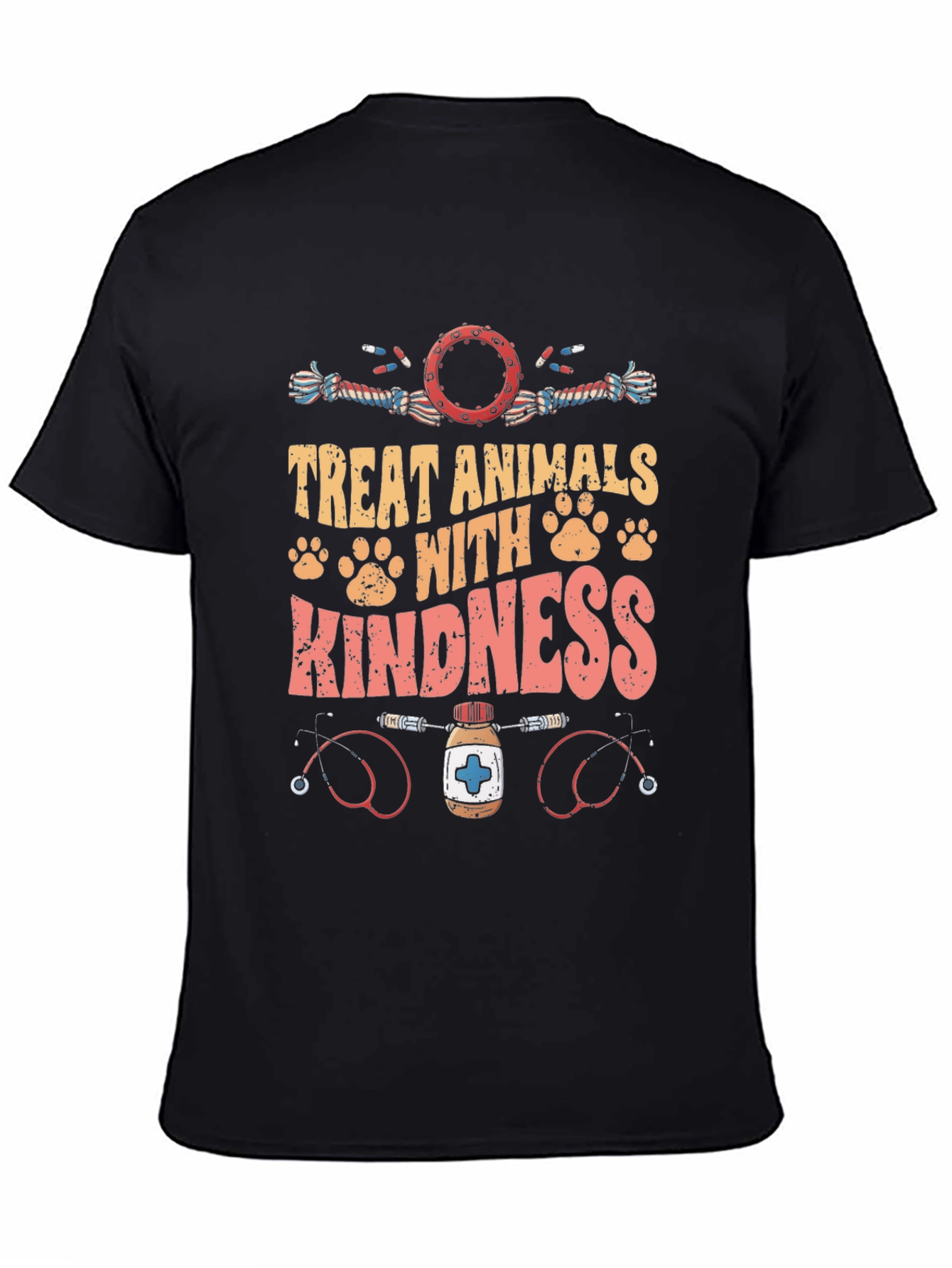 Treat Animals With Kindness Graphic Tee