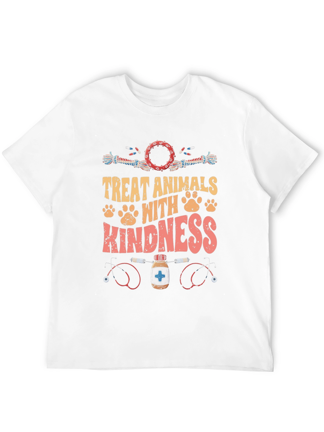 Treat Animals With Kindness Graphic Tee