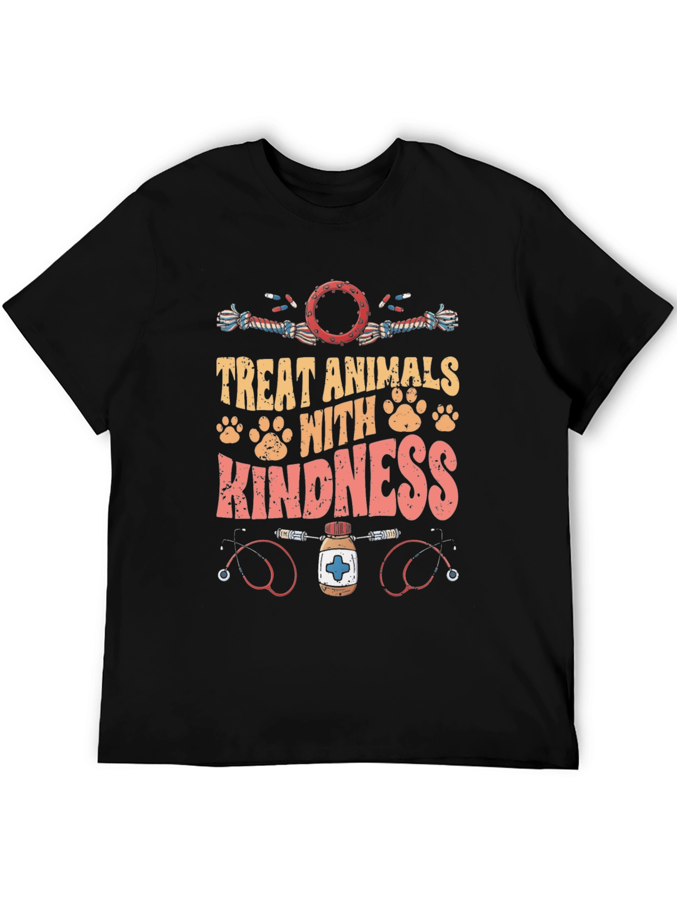 Treat Animals With Kindness Graphic Tee