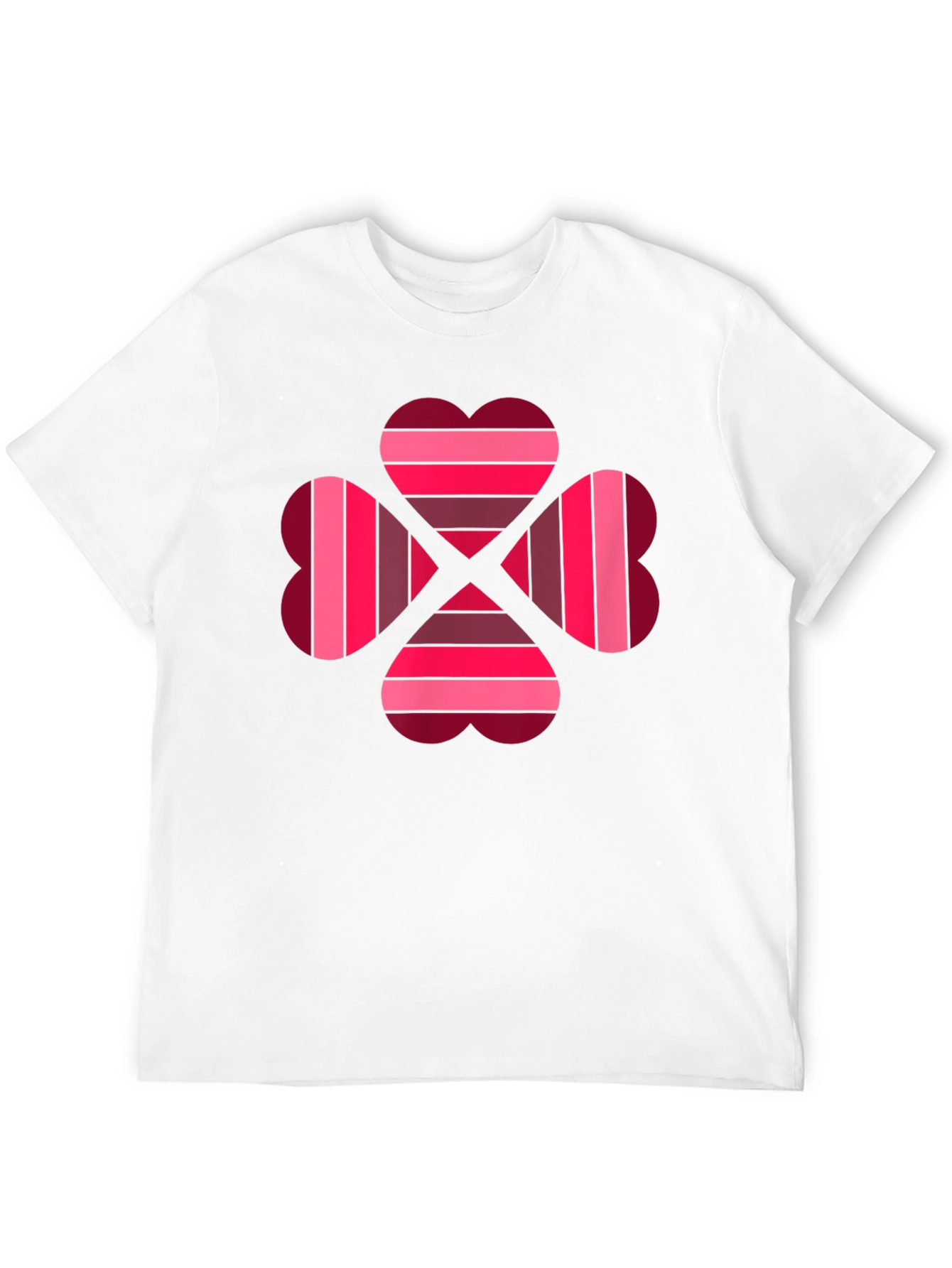 Heart Clover Graphic Tee - Black