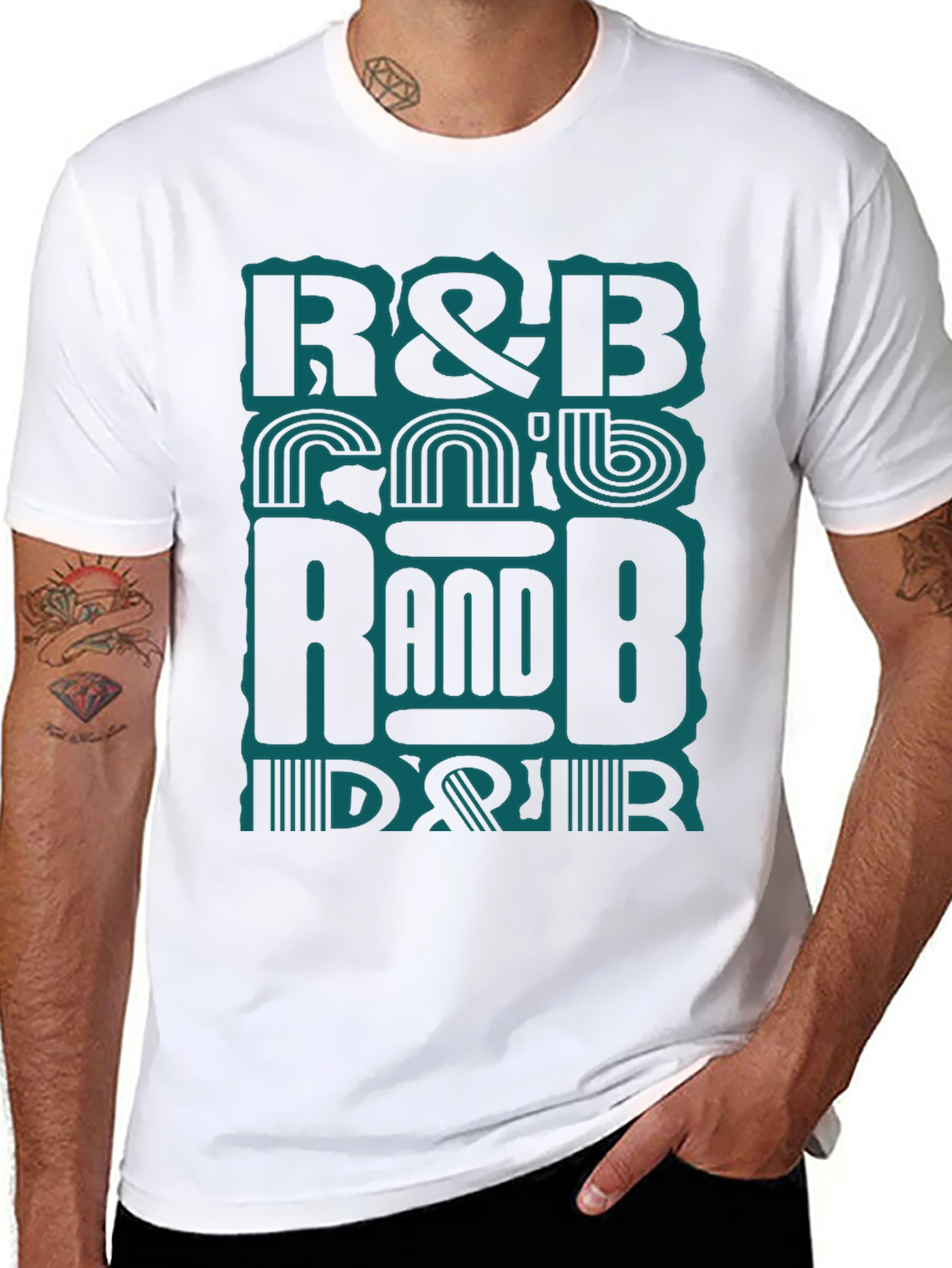 R&B Graphic Tee - Music Lover T-Shirt