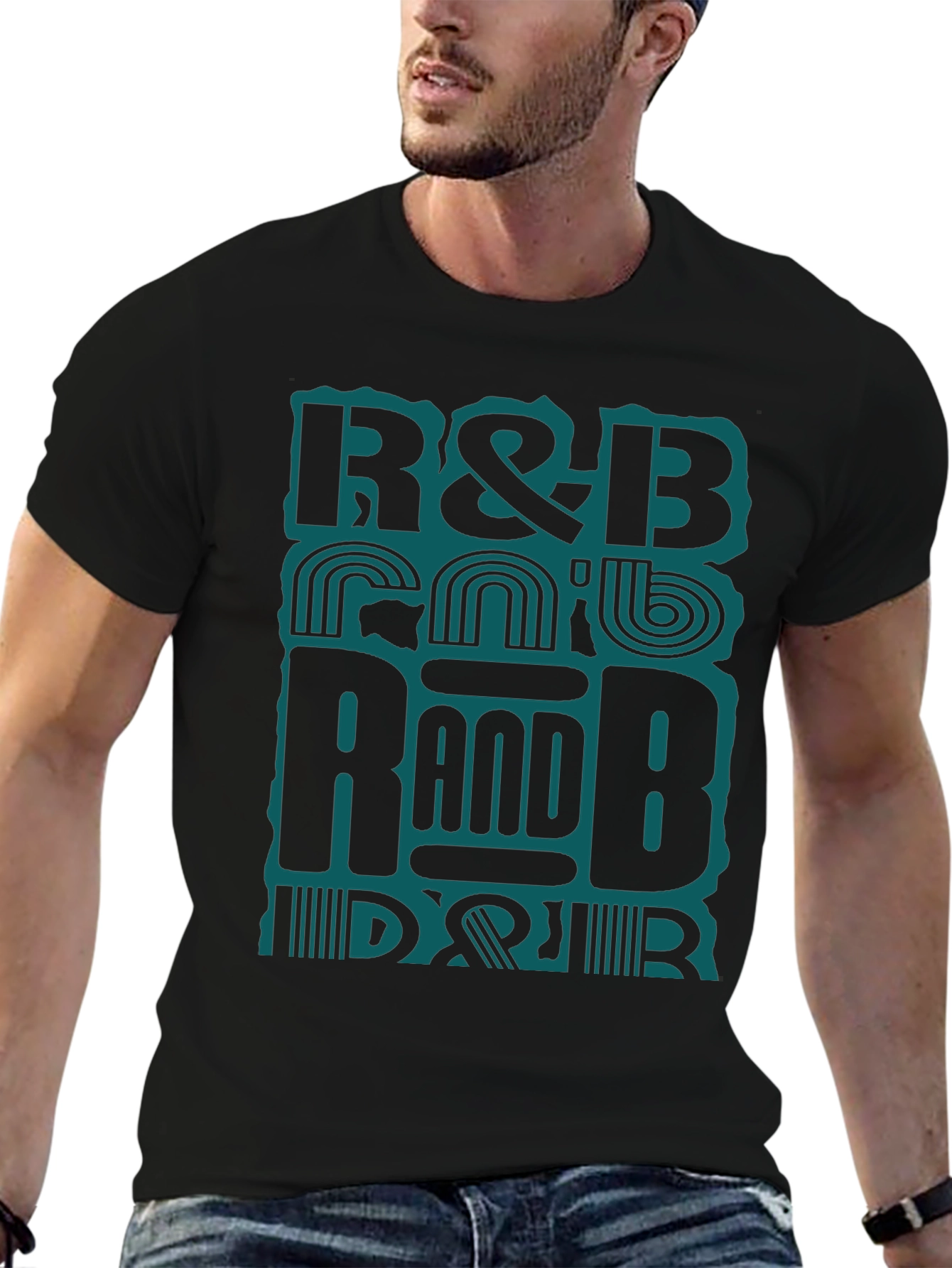 R&B Graphic Tee - Music Lover T-Shirt