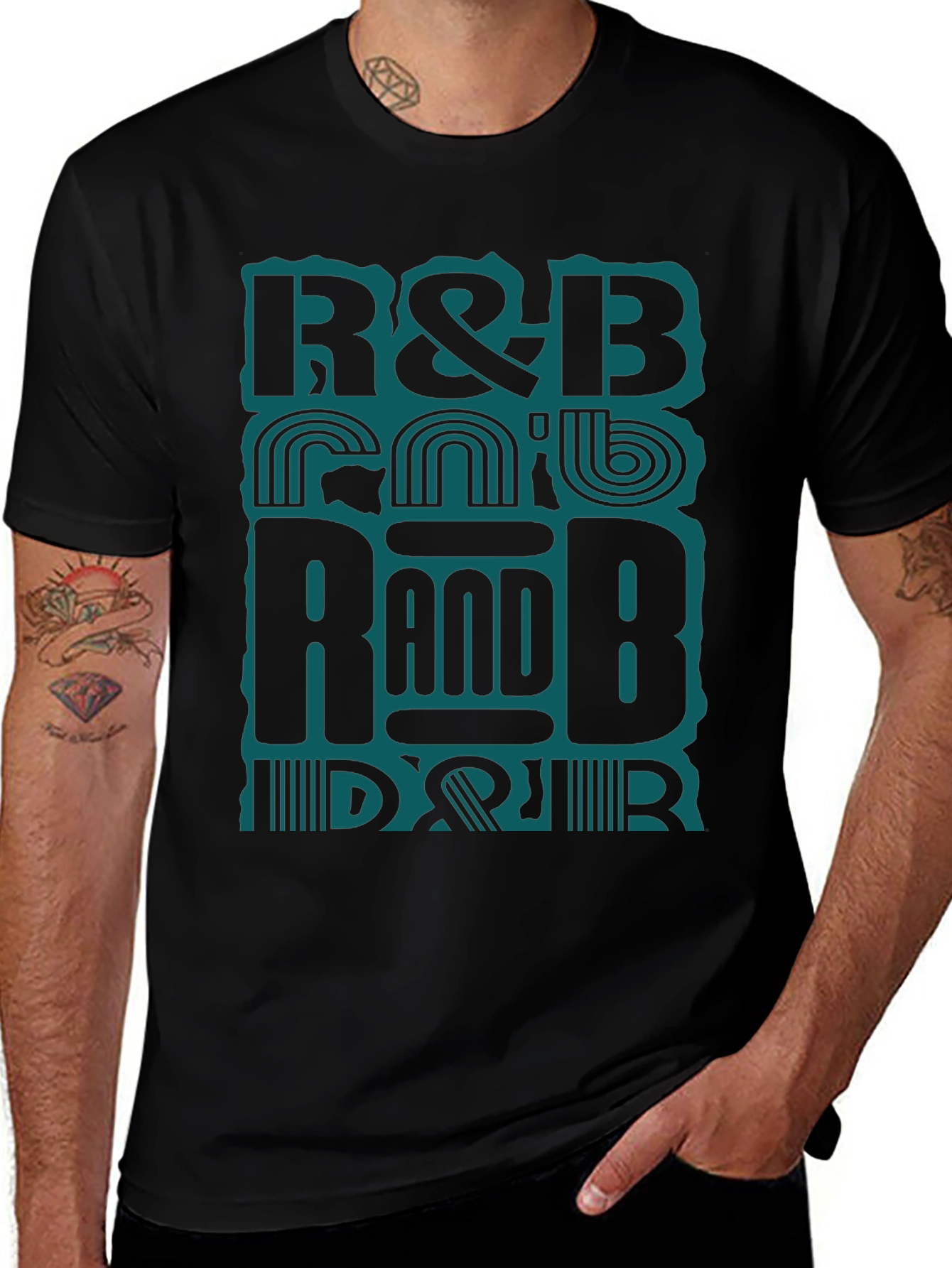 R&B Graphic Tee - Music Lover T-Shirt