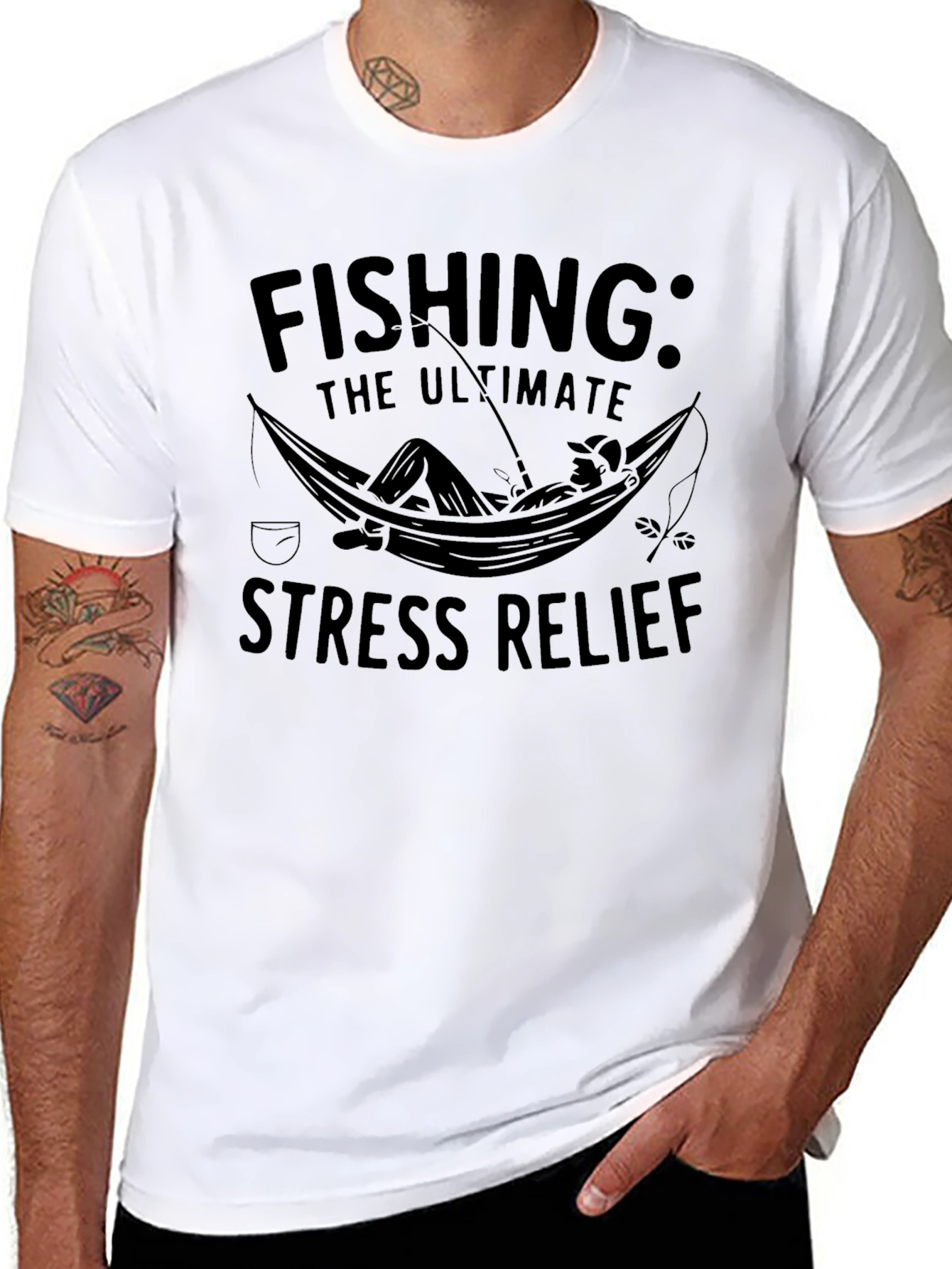 Fishing: The Ultimate Stress Relief T-Shirt