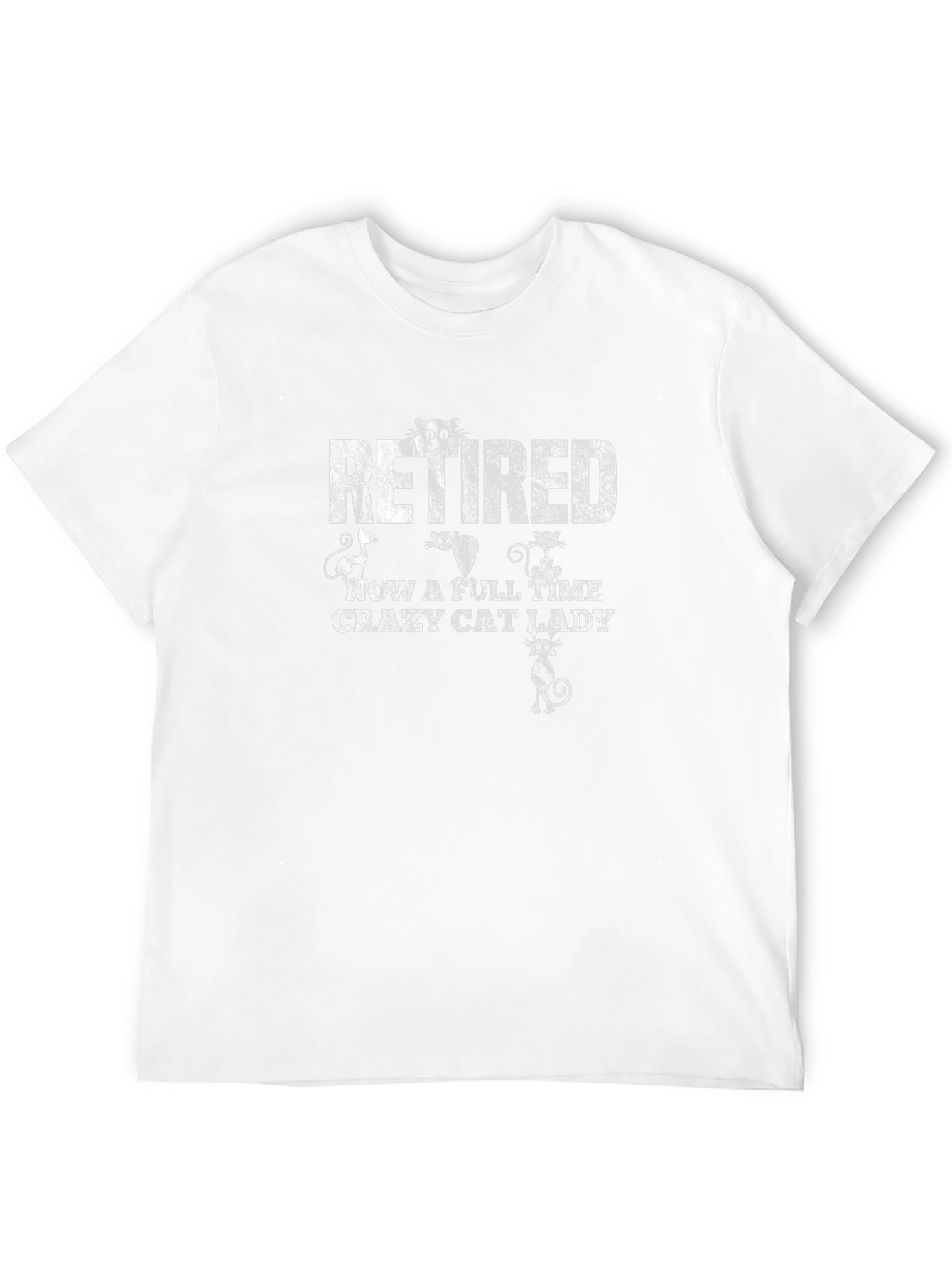Retired Crazy Cat Lady T-Shirt