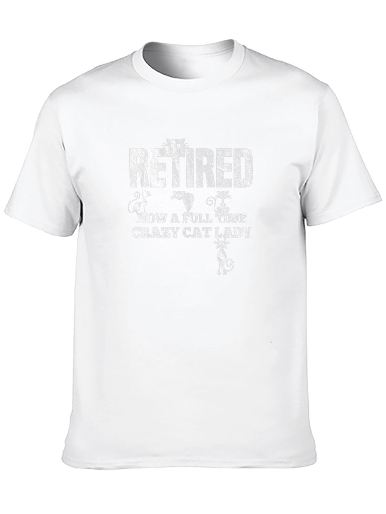 Retired Crazy Cat Lady T-Shirt