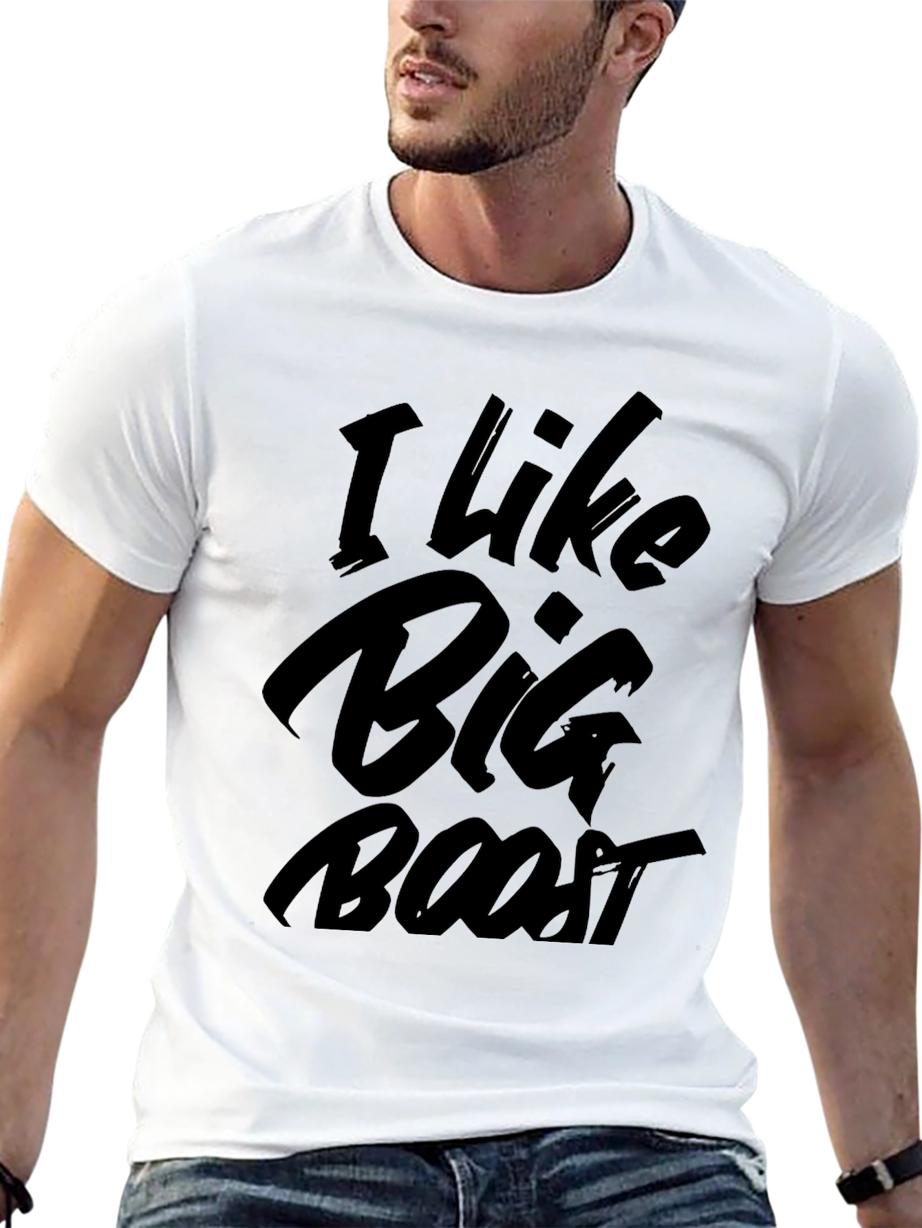 I Like Big Boost Graphic T-Shirt - Black