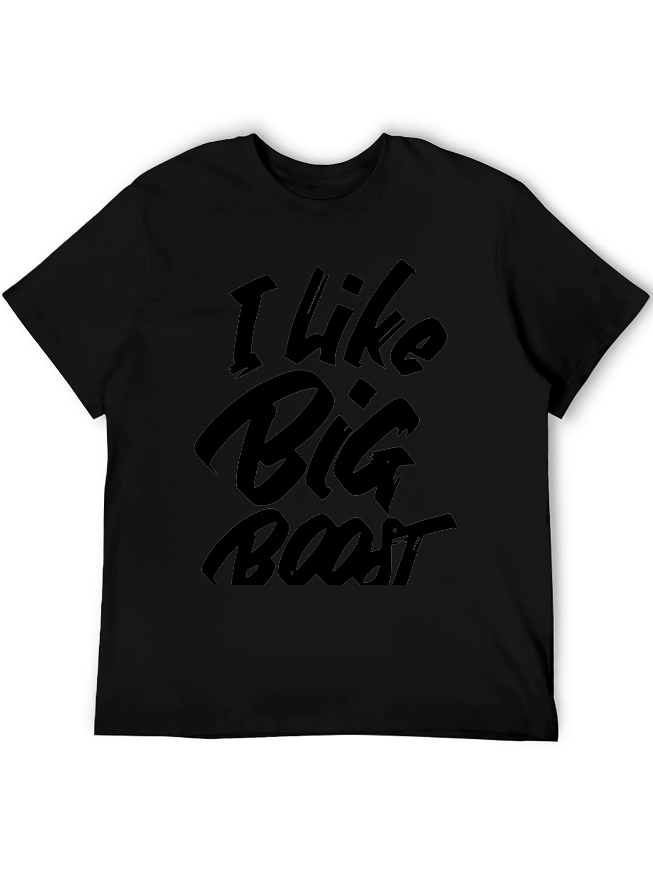 I Like Big Boost Graphic T-Shirt - Black