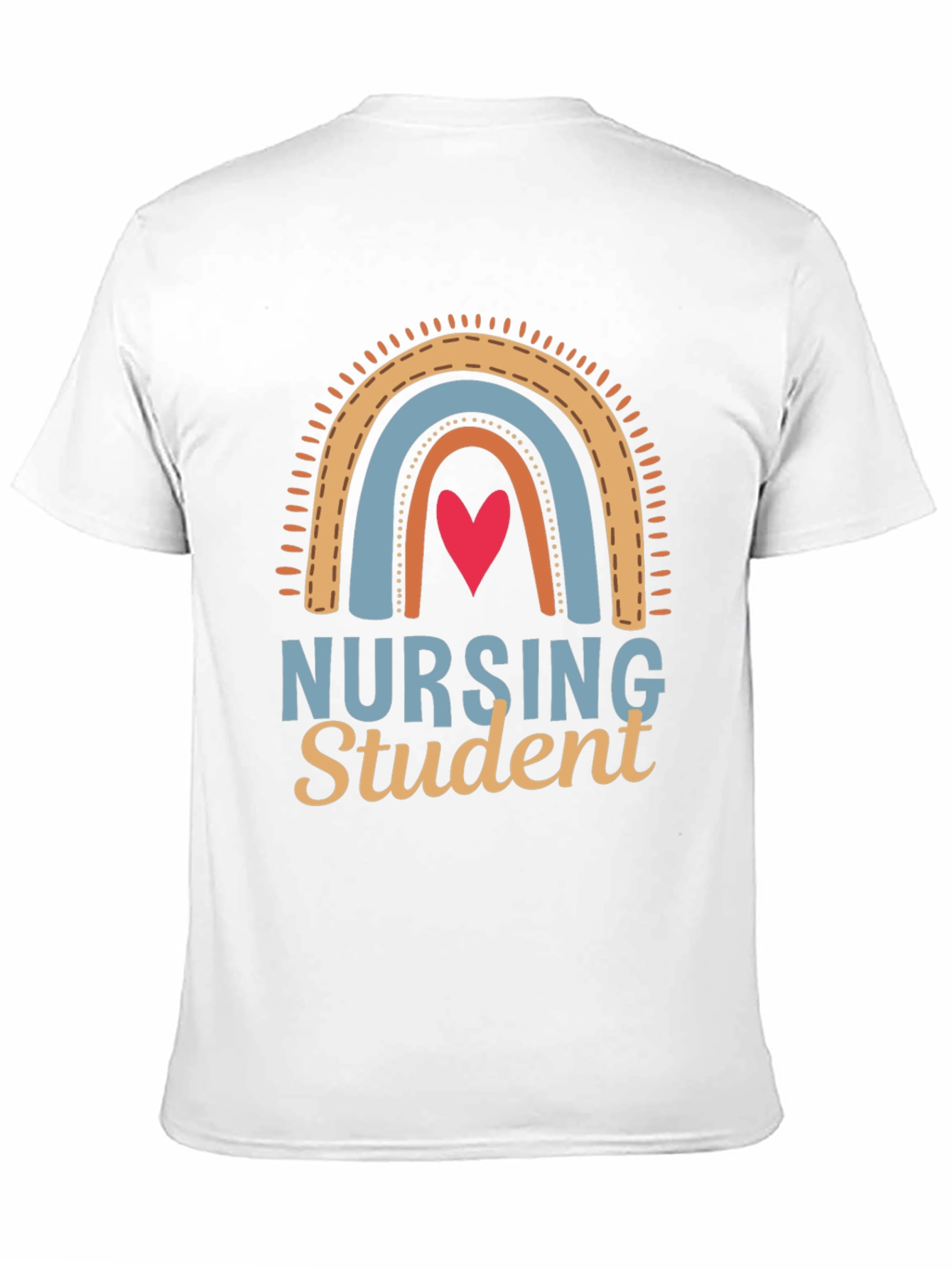 Nursing Student Rainbow Graphic Tee