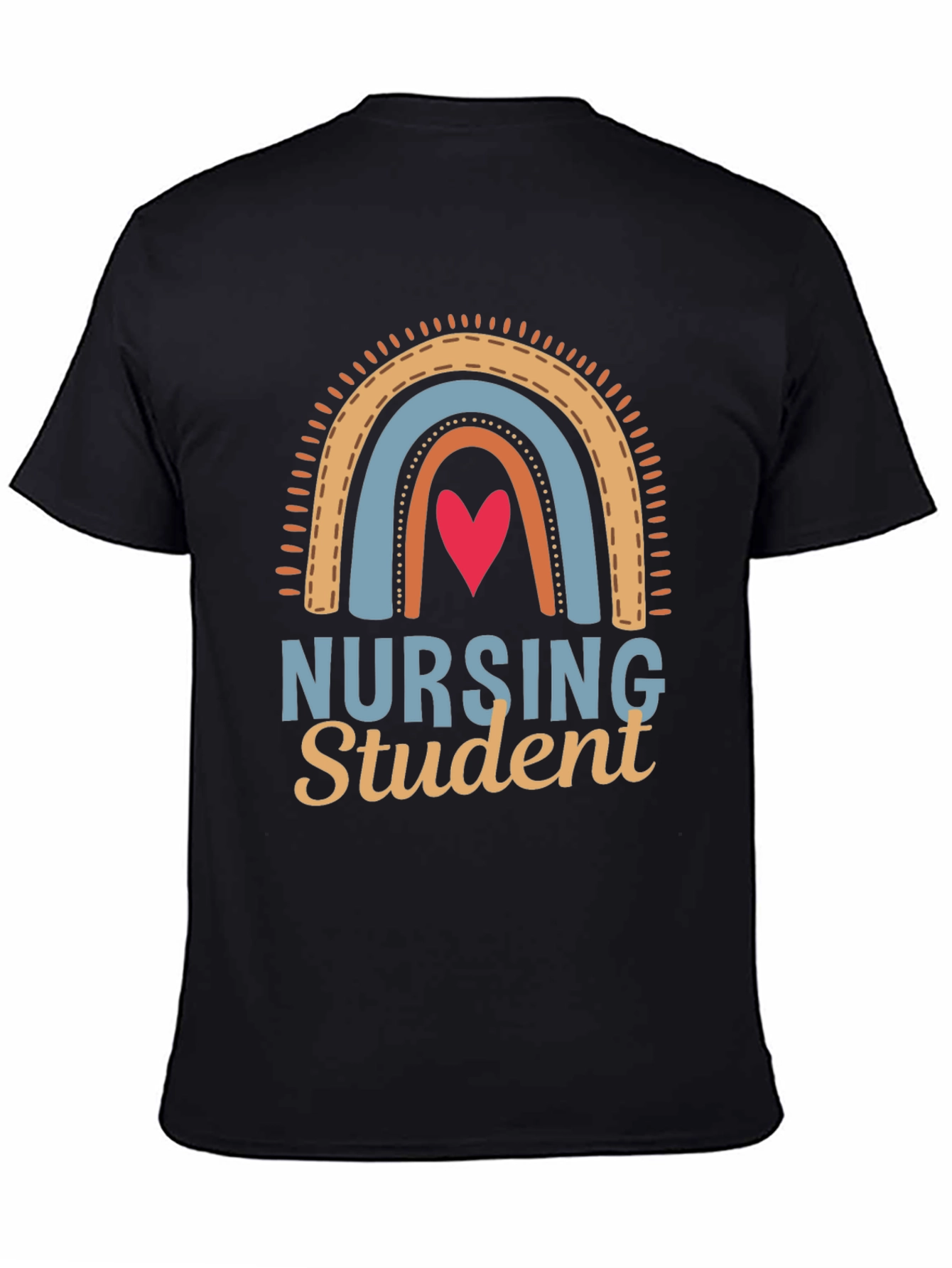 Nursing Student Rainbow Graphic Tee