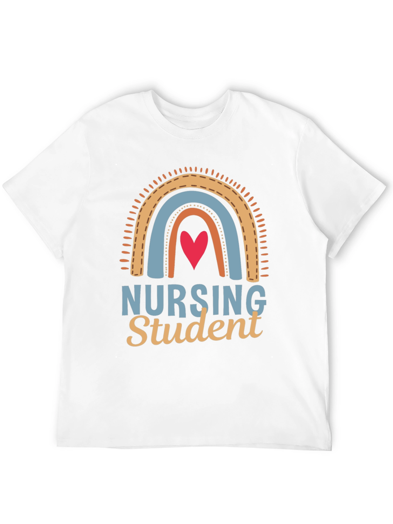 Nursing Student Rainbow Graphic Tee