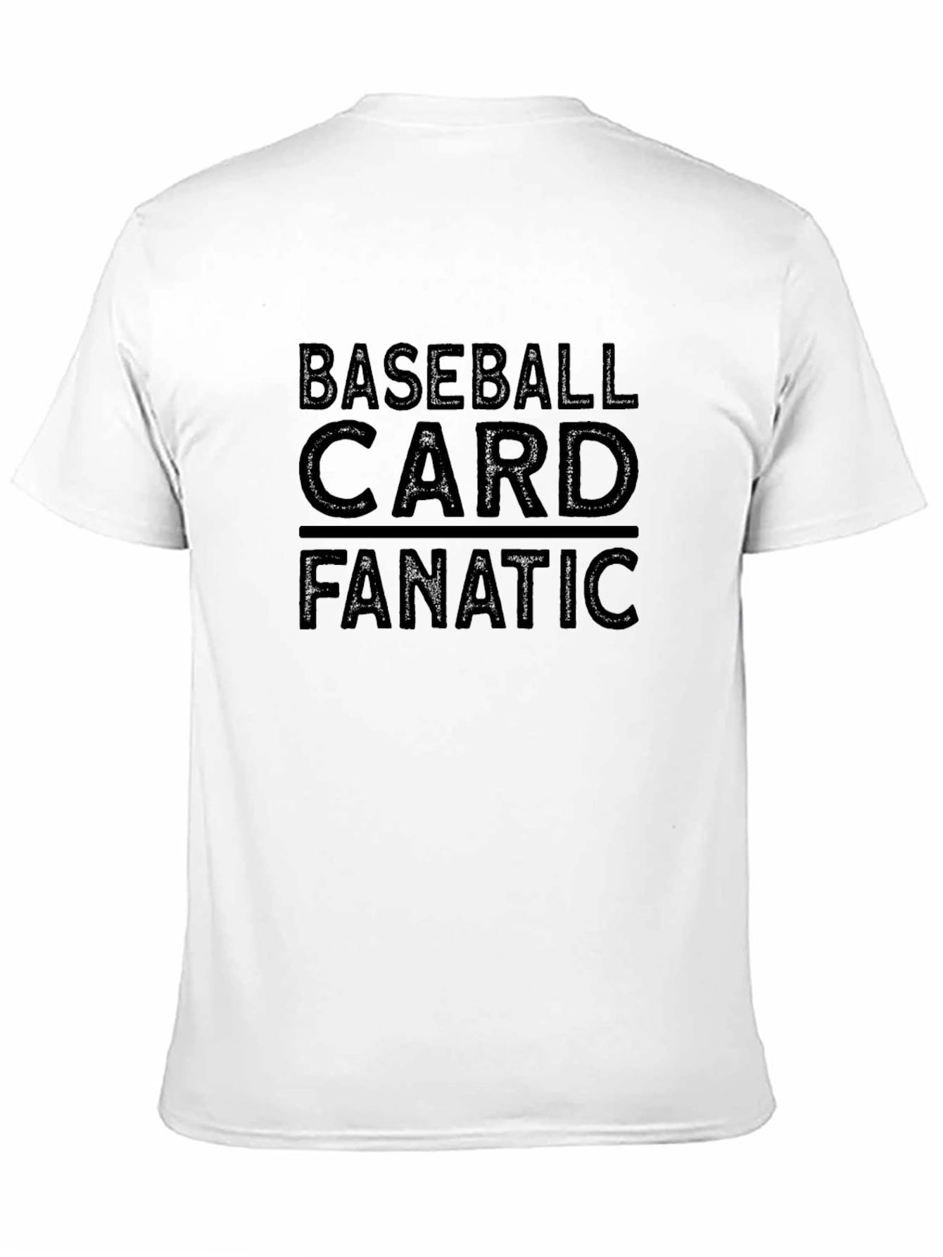 Baseball Card Fanatic Black T-Shirt