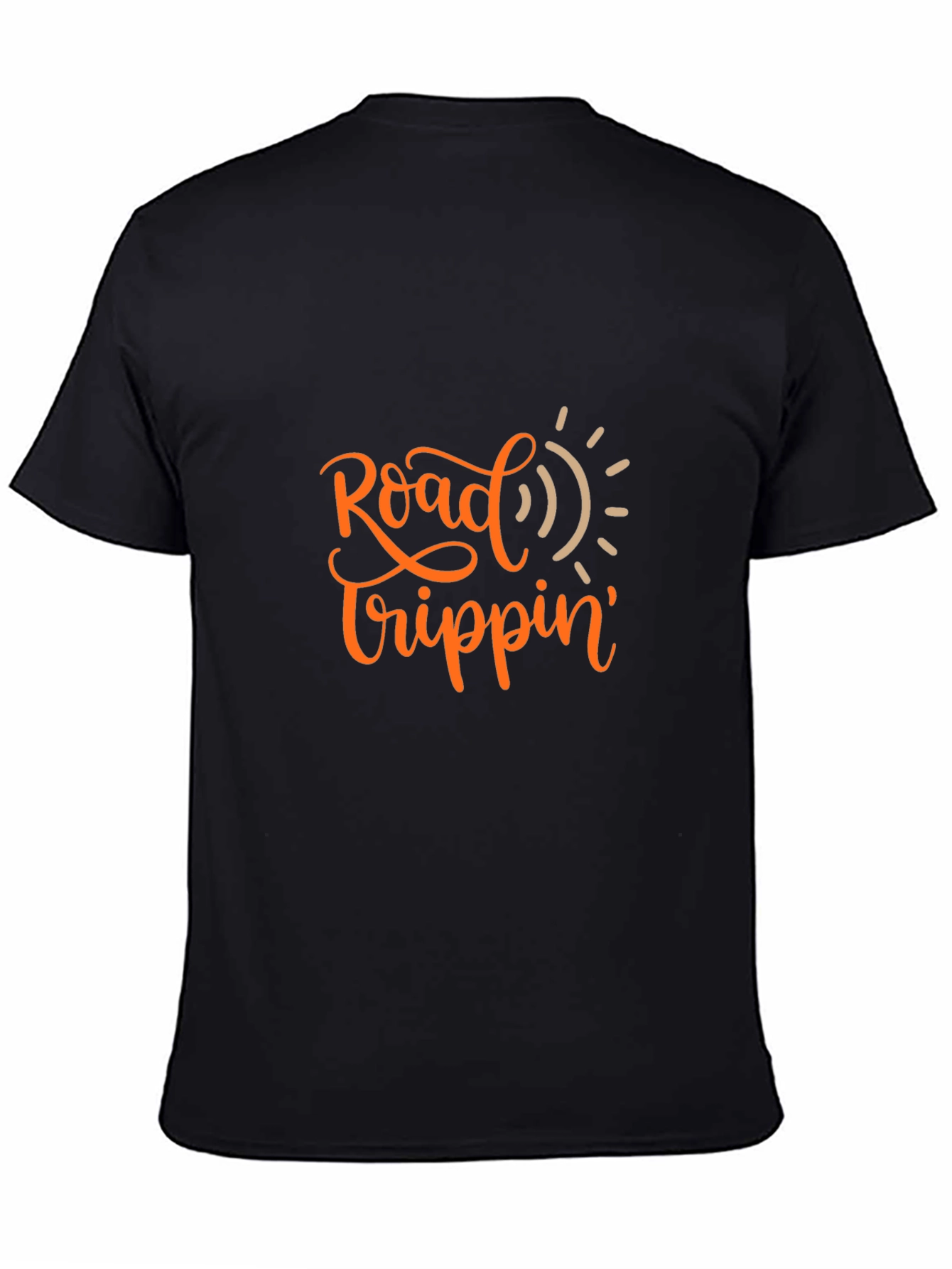 Road Trippin Graphic Black T-Shirt