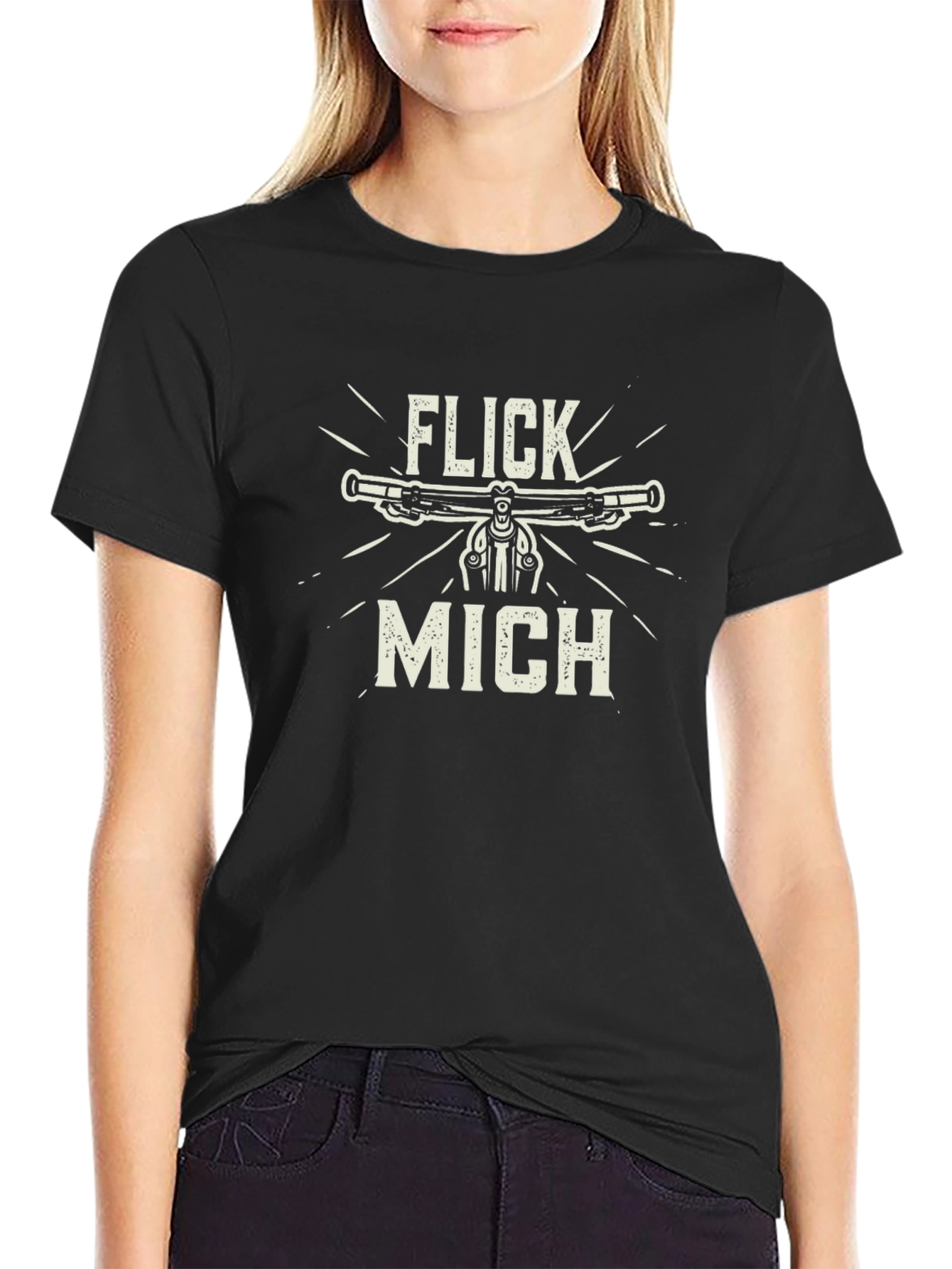 Flick Mich T-Shirt - Mountain Bike Humor