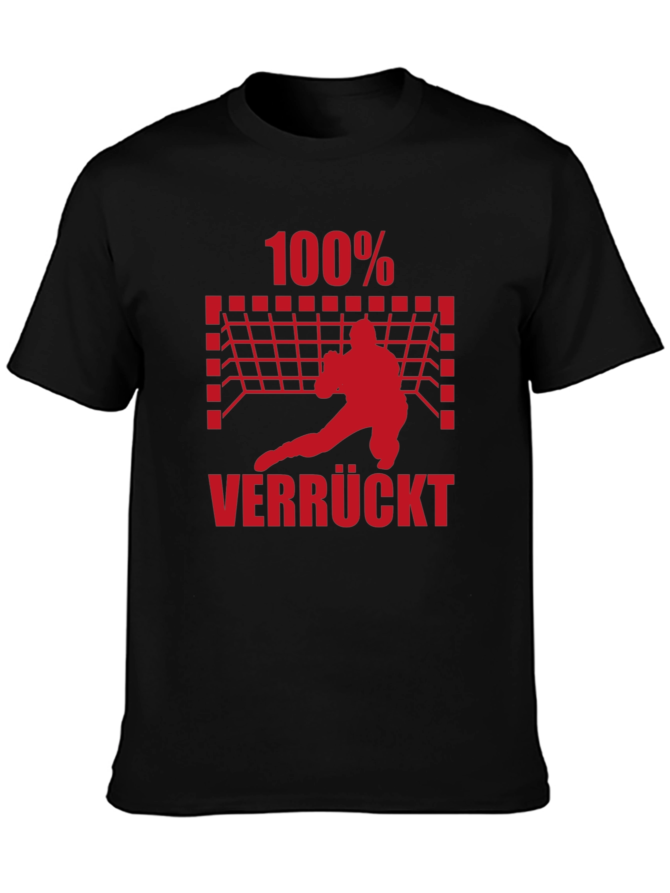 100% Verrückt Handball Graphic Tee