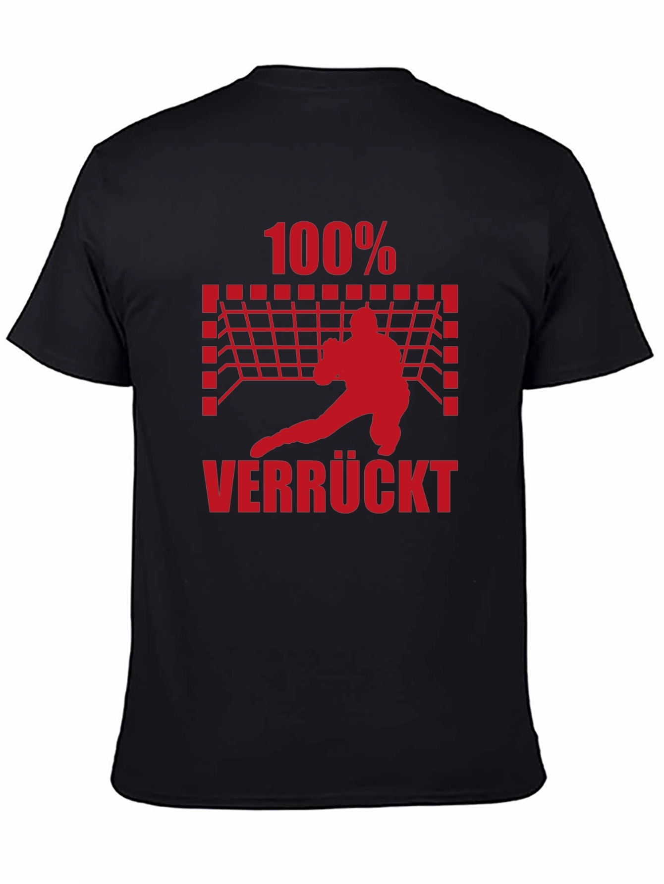 100% Verrückt Handball Graphic Tee