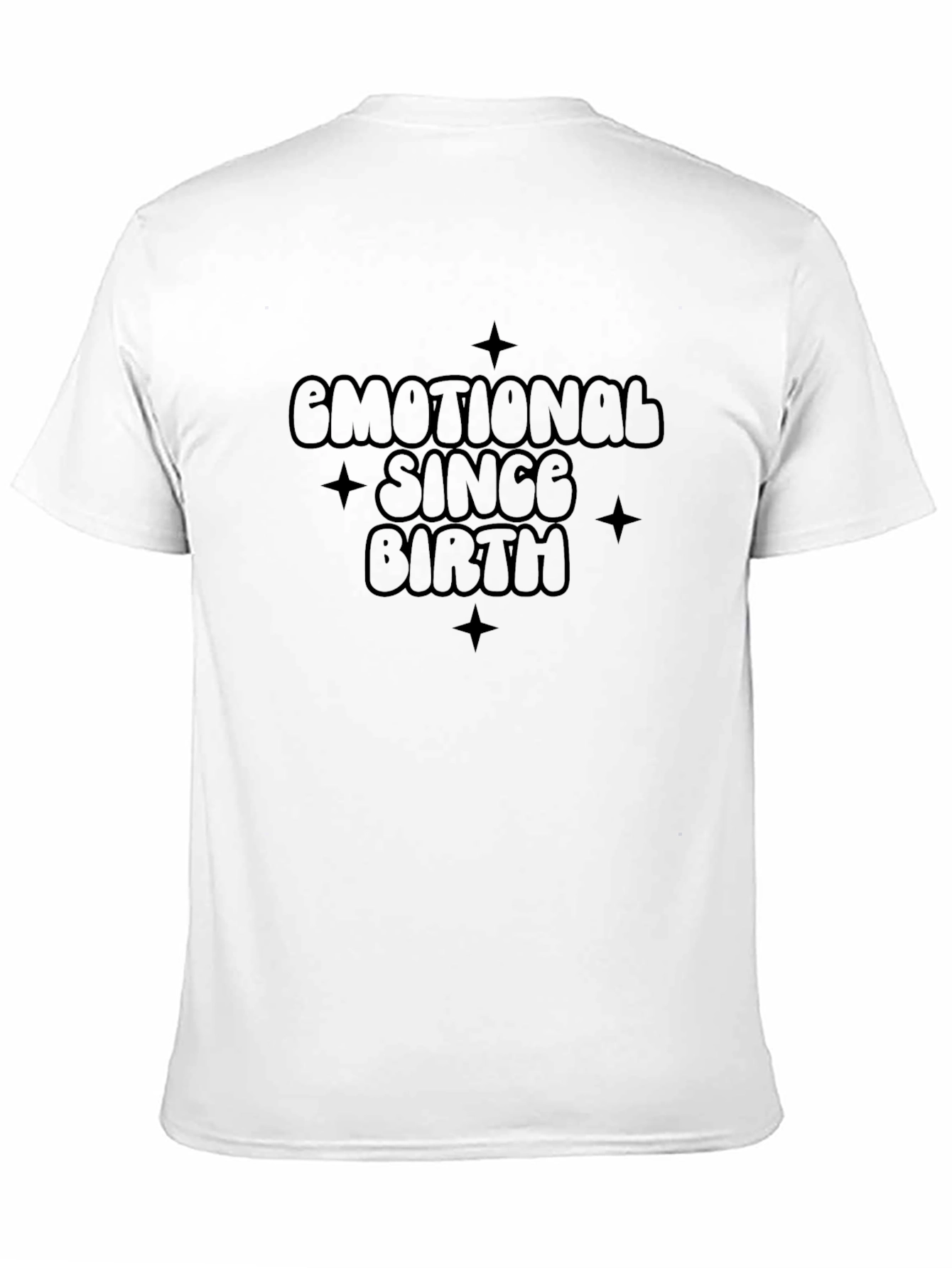 Emotional Since Birth Graphic Tee - Black