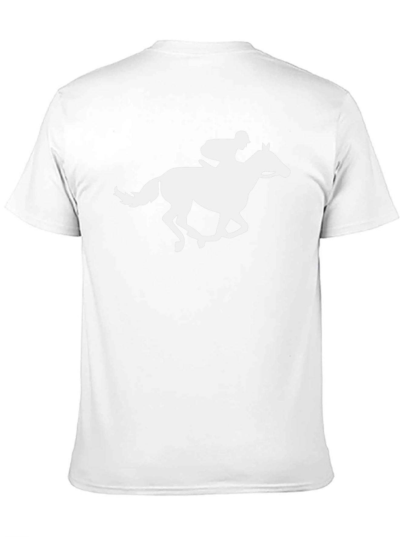 Equestrian Silhouette T-Shirt - Black
