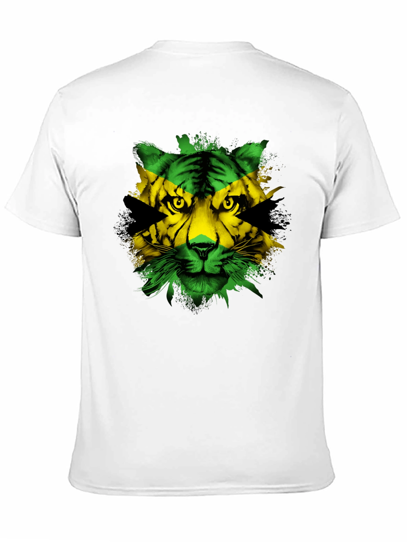 Jamaican Flag Tiger Graphic Tee