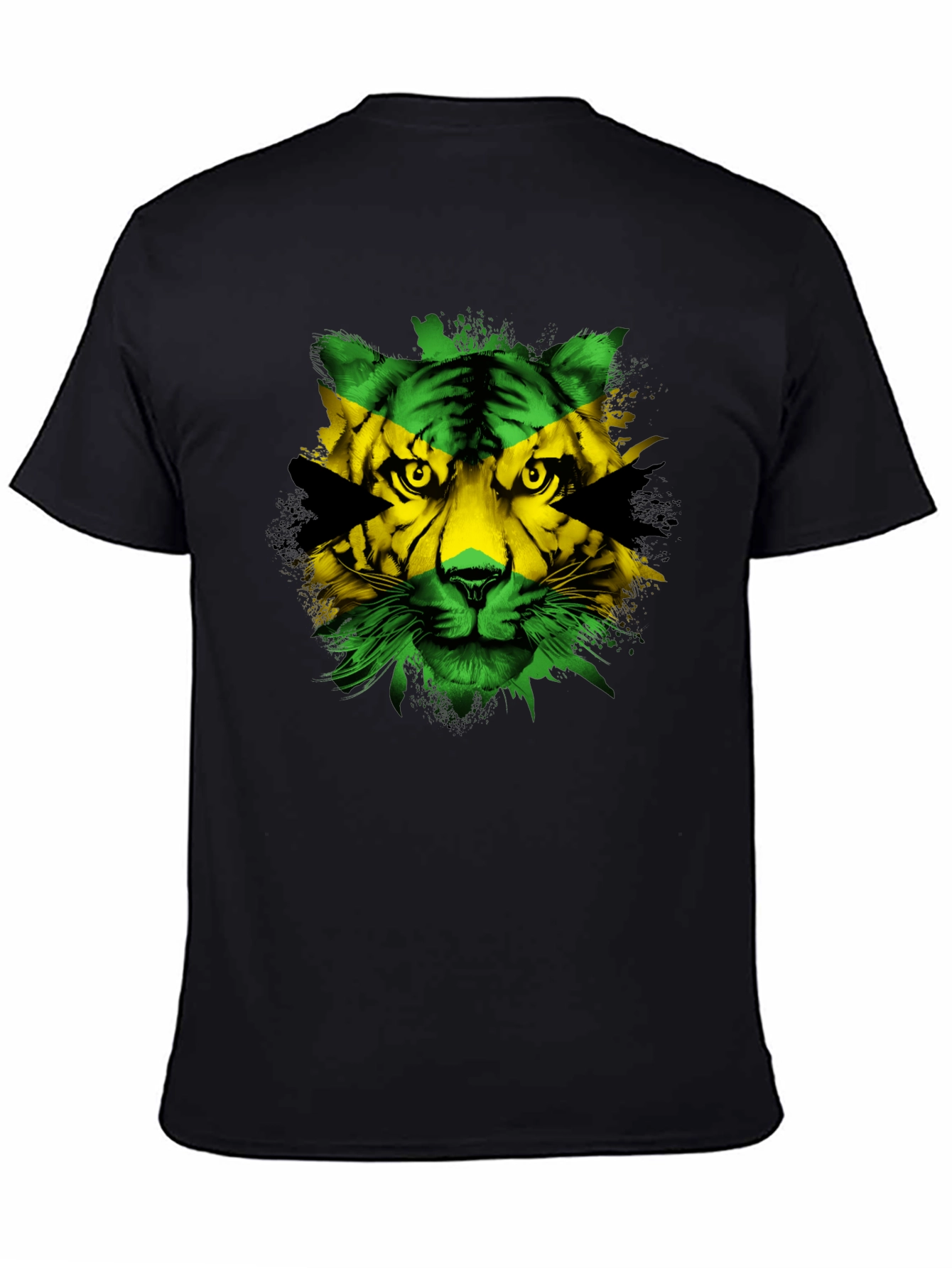 Jamaican Flag Tiger Graphic Tee