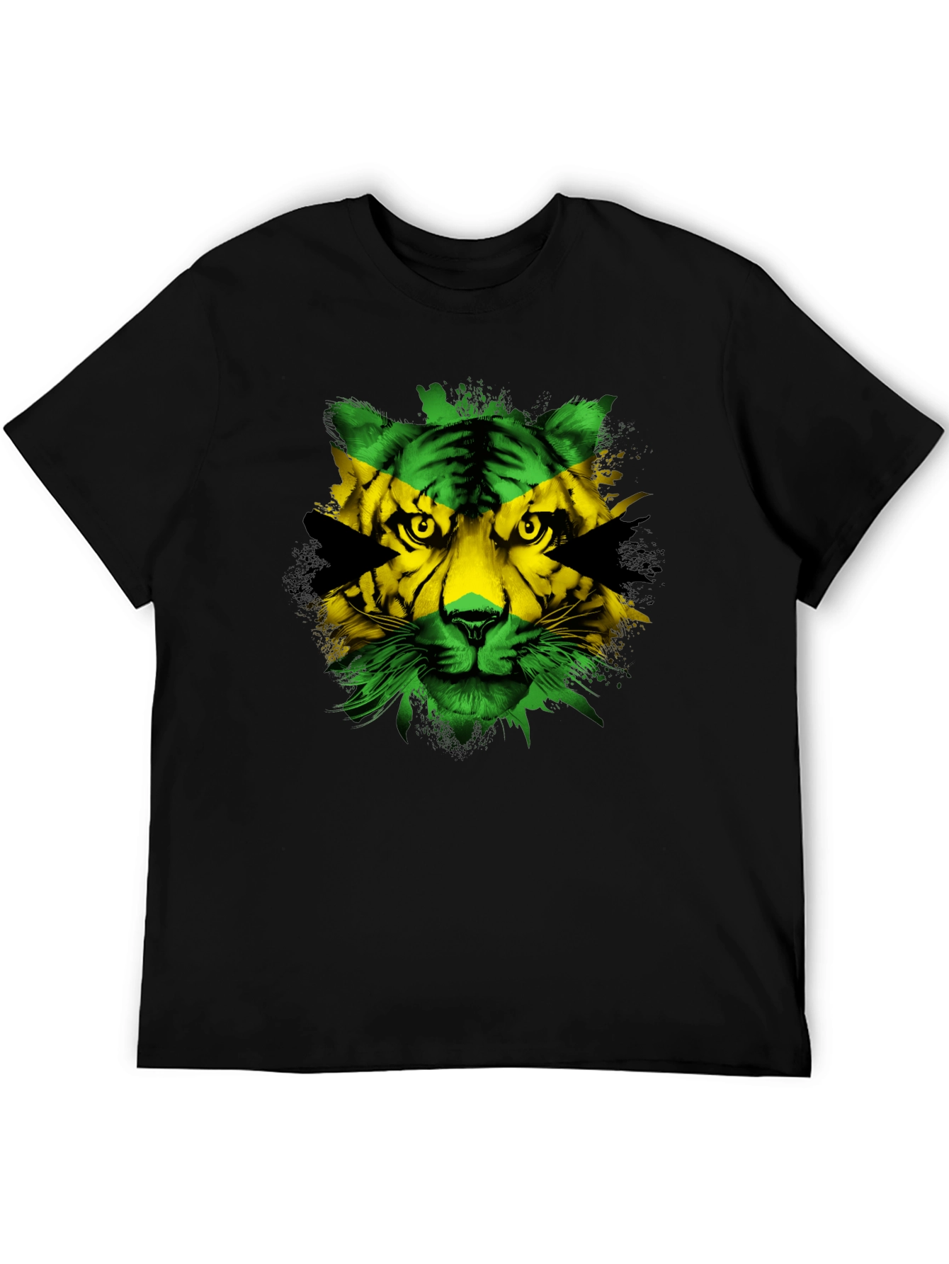 Jamaican Flag Tiger Graphic Tee