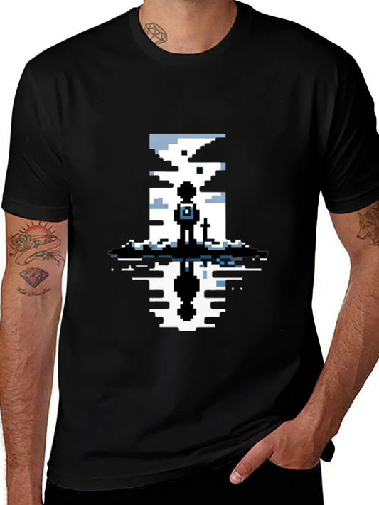 8-bit Pixel Art Graphic T-Shirt