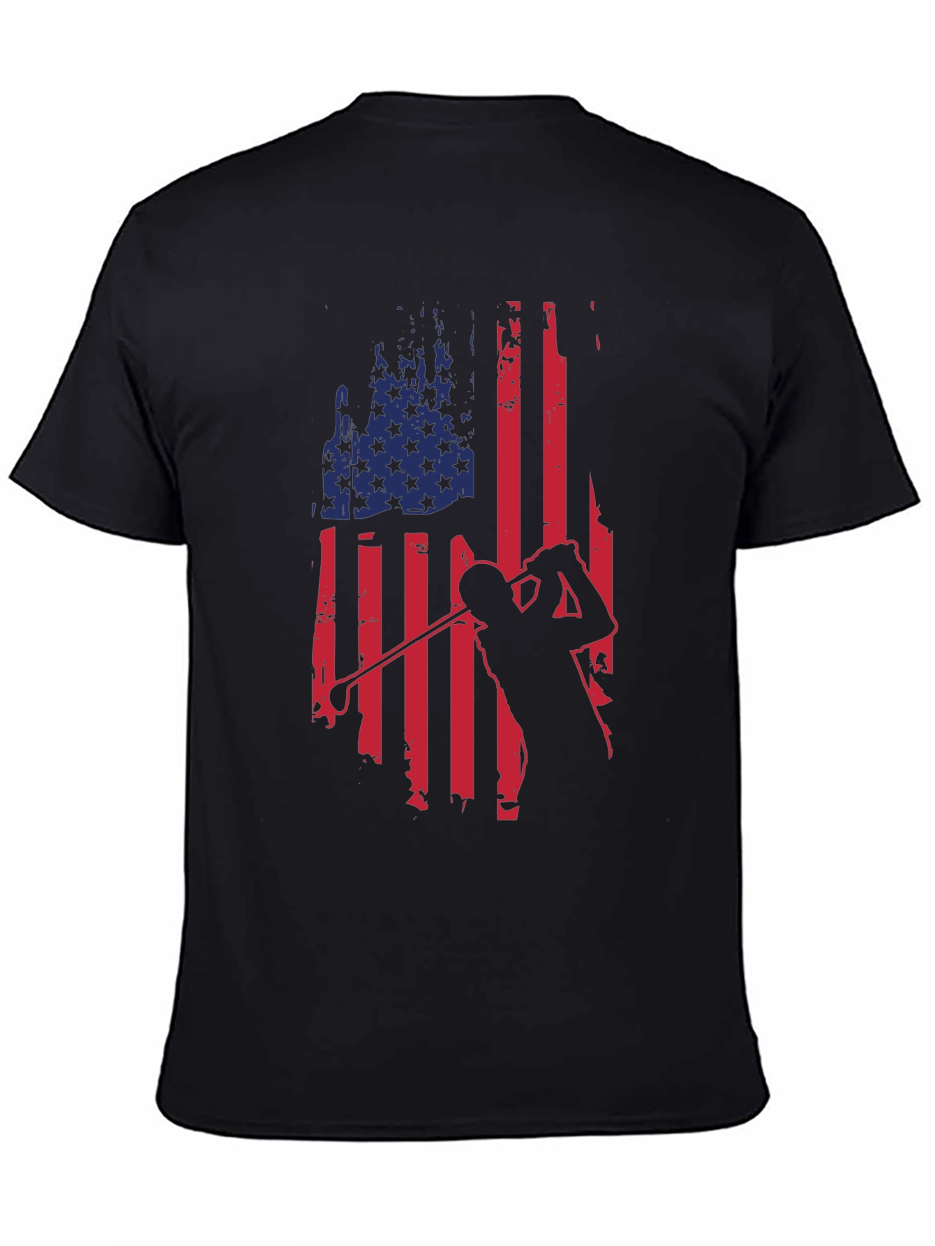 American Flag Golf T-Shirt