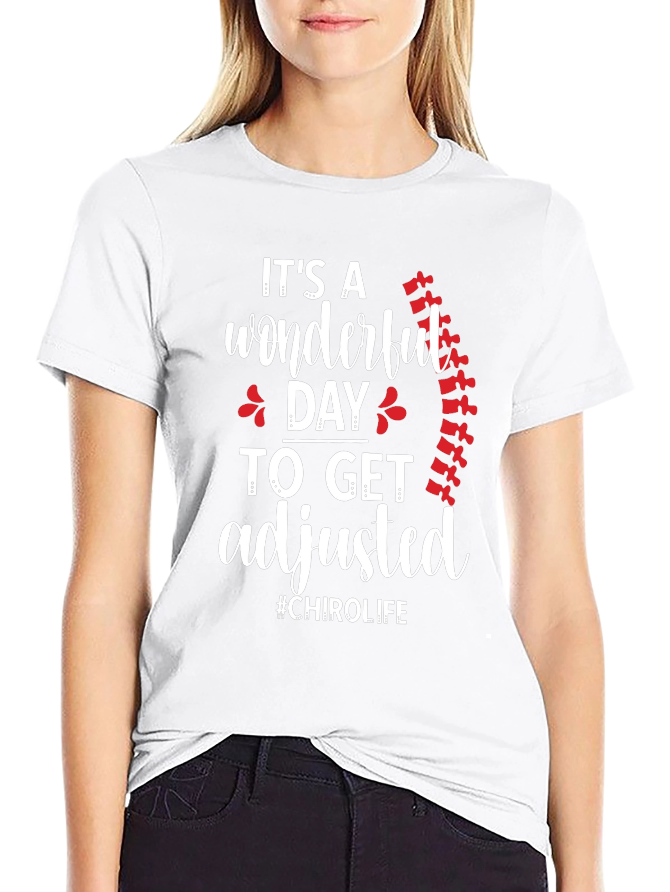 Chiropractor Adjustment T-Shirt - #CHIROLIFE