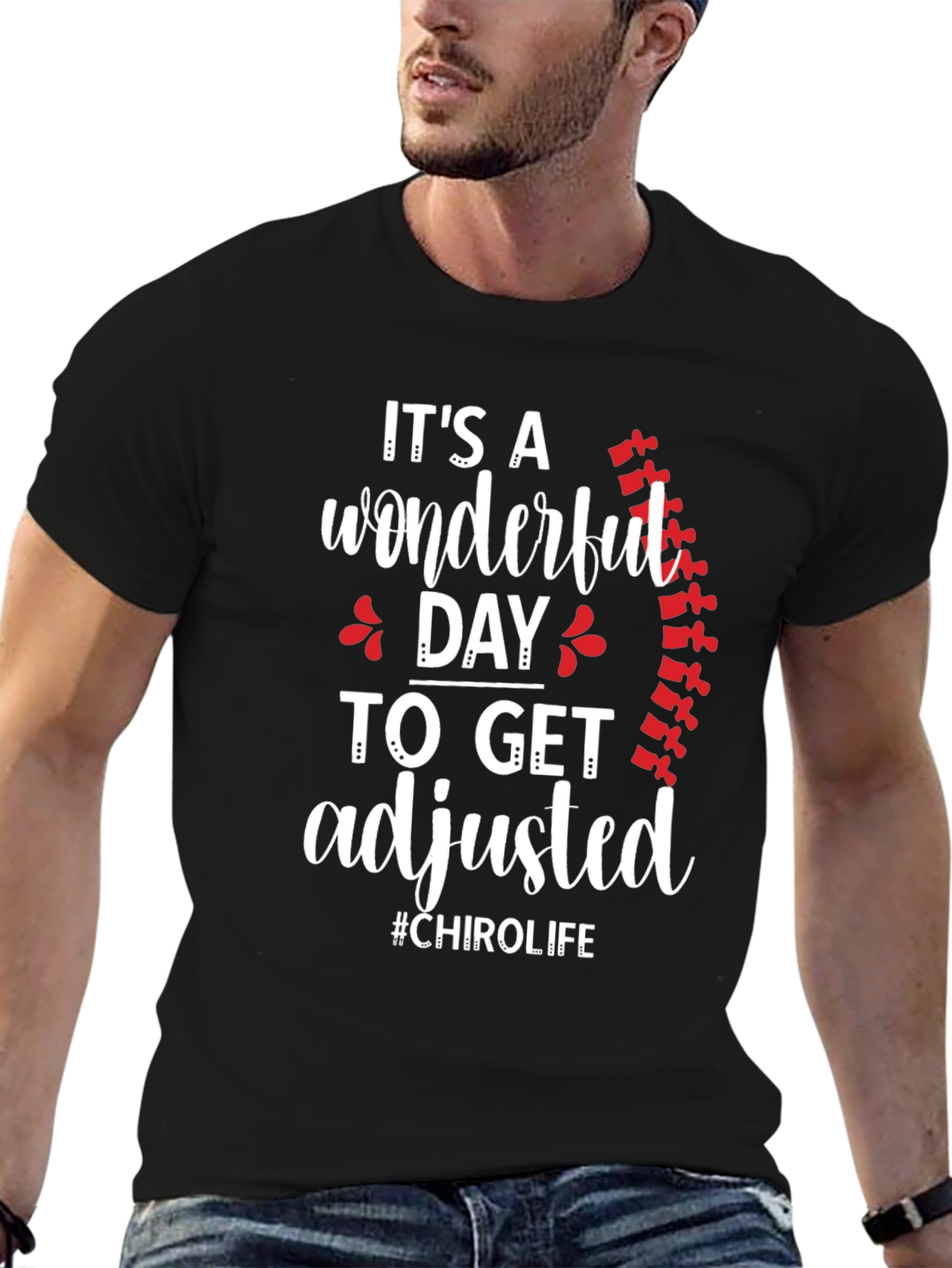 Chiropractor Adjustment T-Shirt - #CHIROLIFE