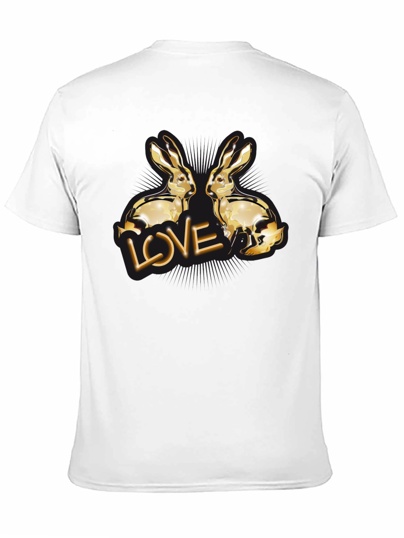 Golden Rabbit Love Tee