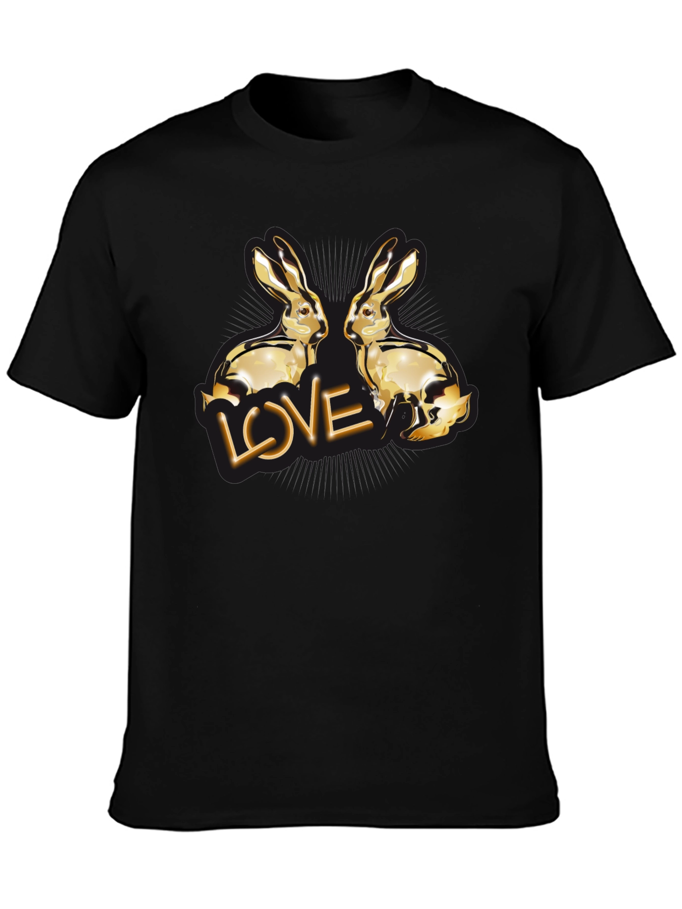 Golden Rabbit Love Tee