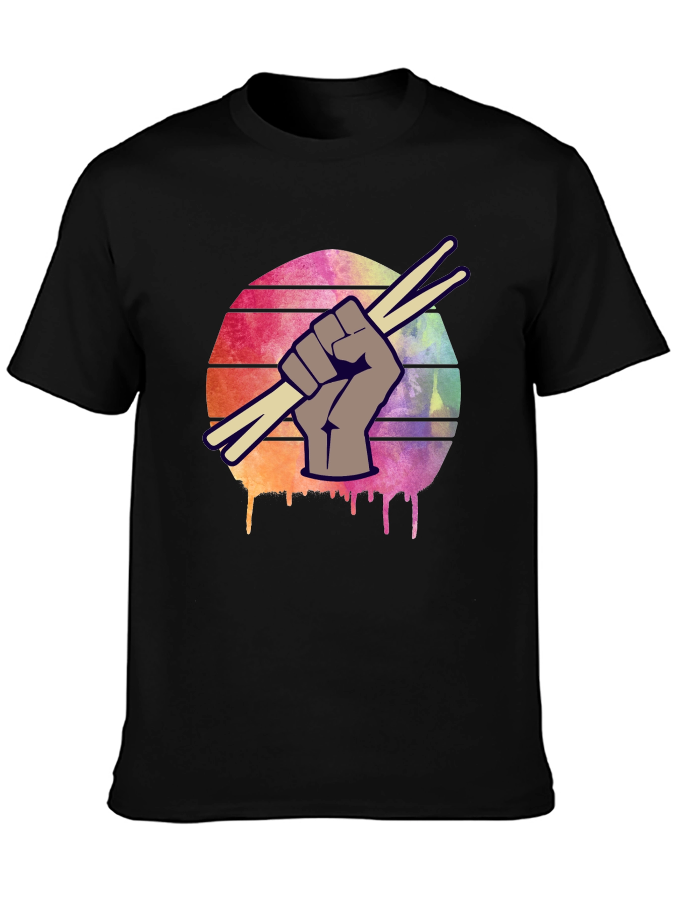 Drummers Fist T-Shirt - Music Lover Tee
