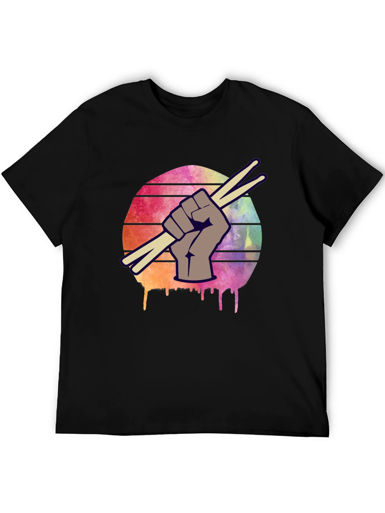 Drummers Fist T-Shirt - Music Lover Tee