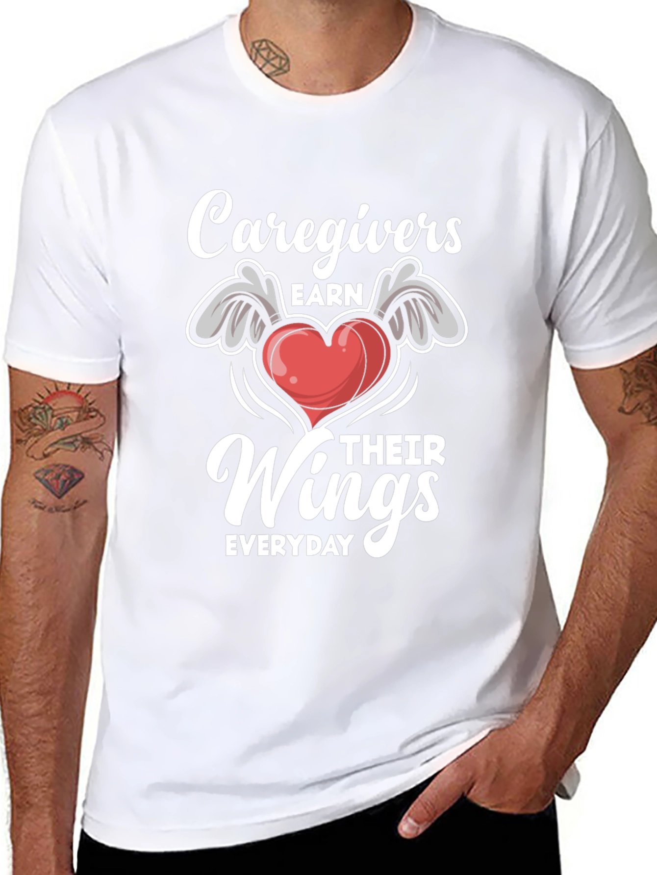 Caregivers Earn Their Wings T-Shirt