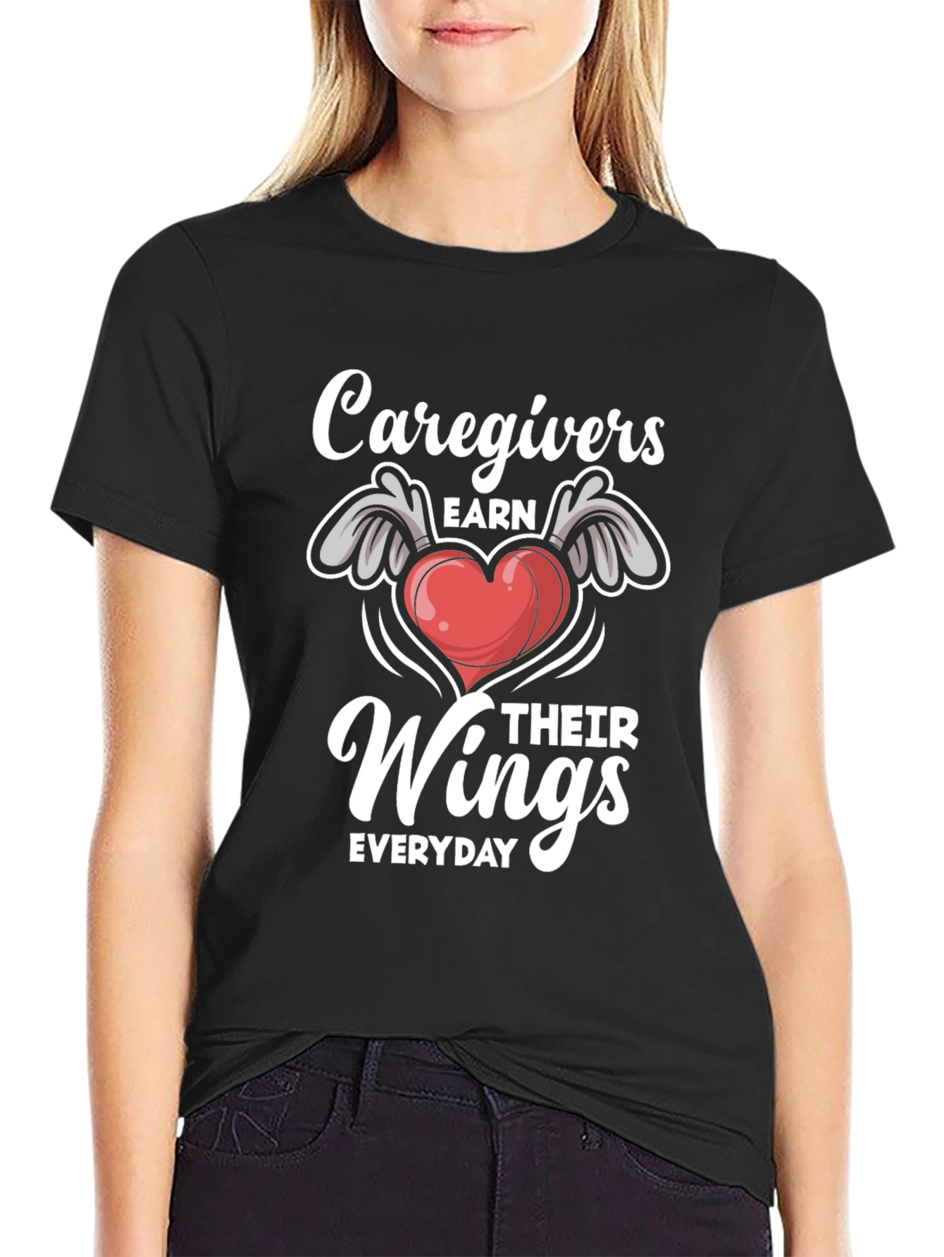 Caregivers Earn Their Wings T-Shirt