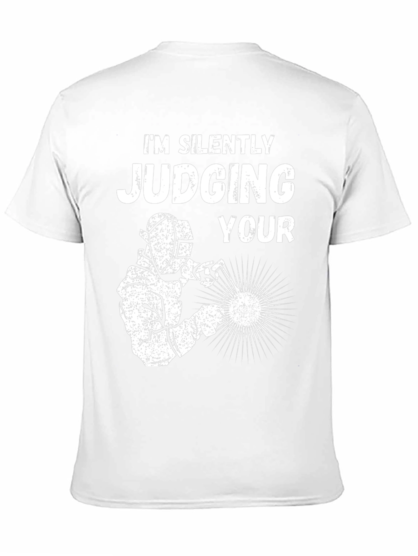 Silently Judging Welder Graphic T-Shirt