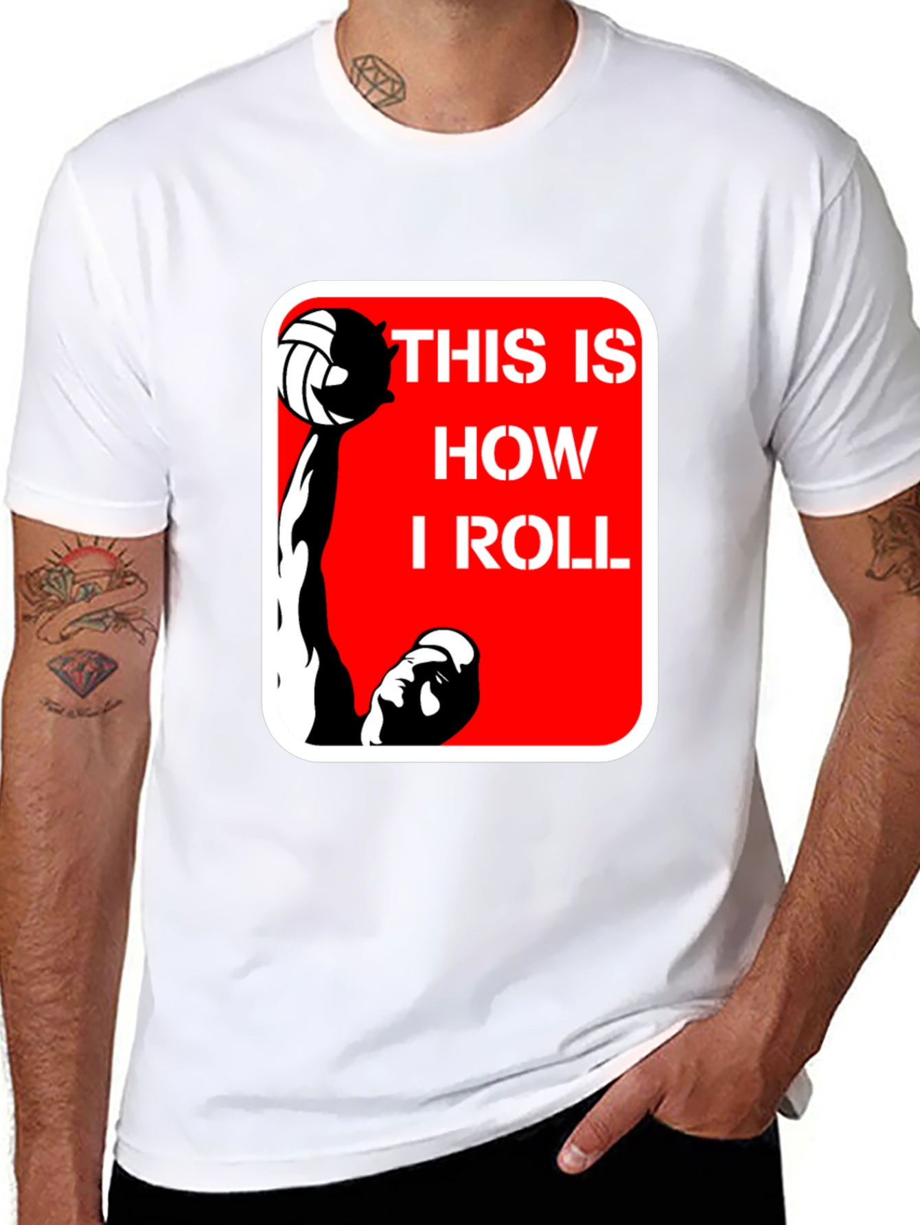 Volleyball T-Shirt - This Is How I Roll!