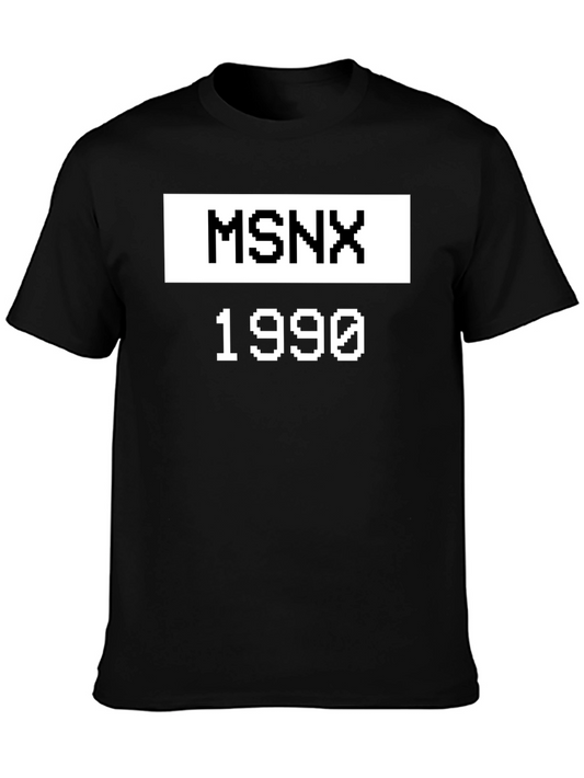 MSNX 1990 Graphic Tee - Retro Gaming Inspired Shirt