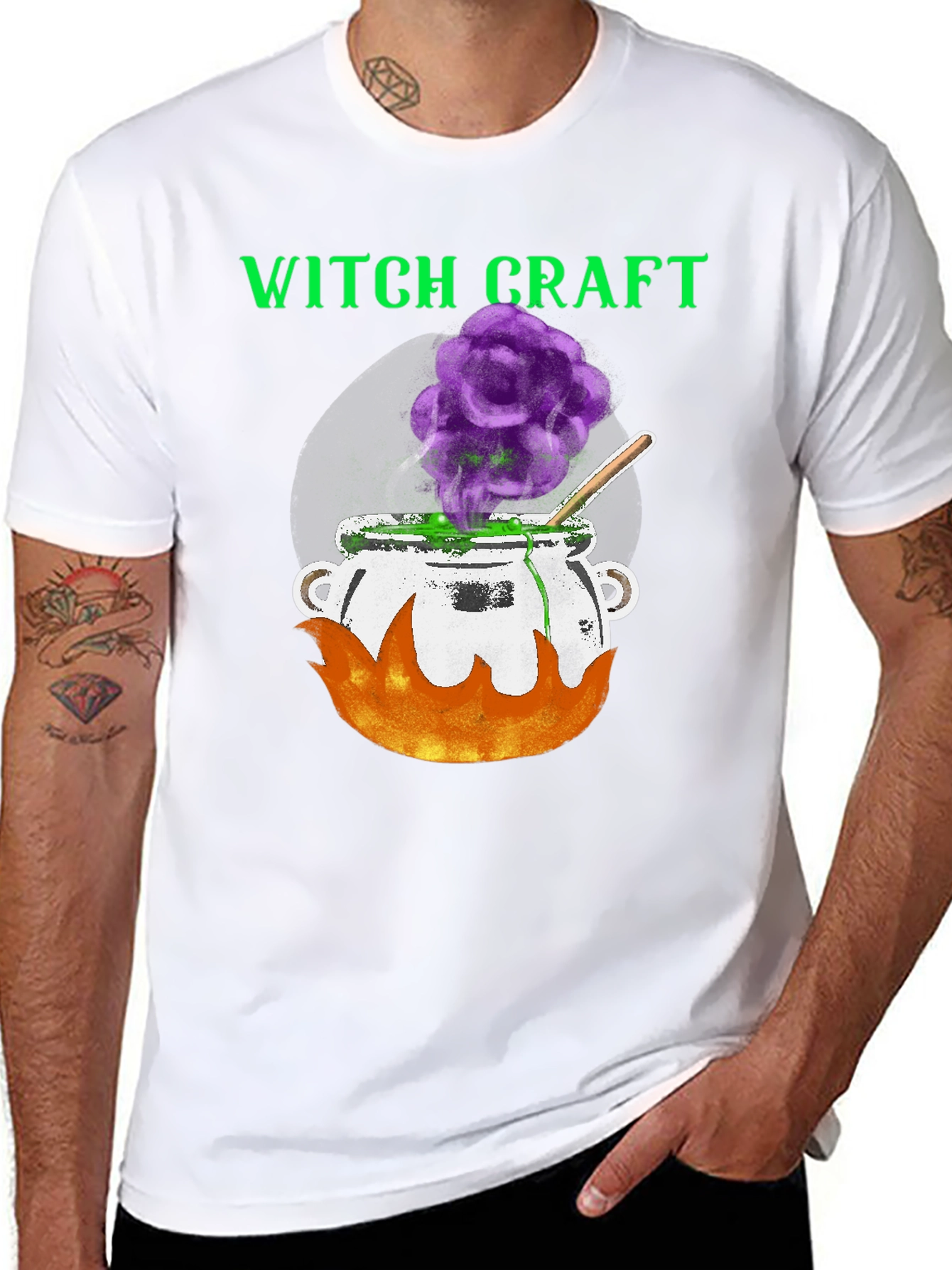 Witchcraft Cauldron Graphic Tee