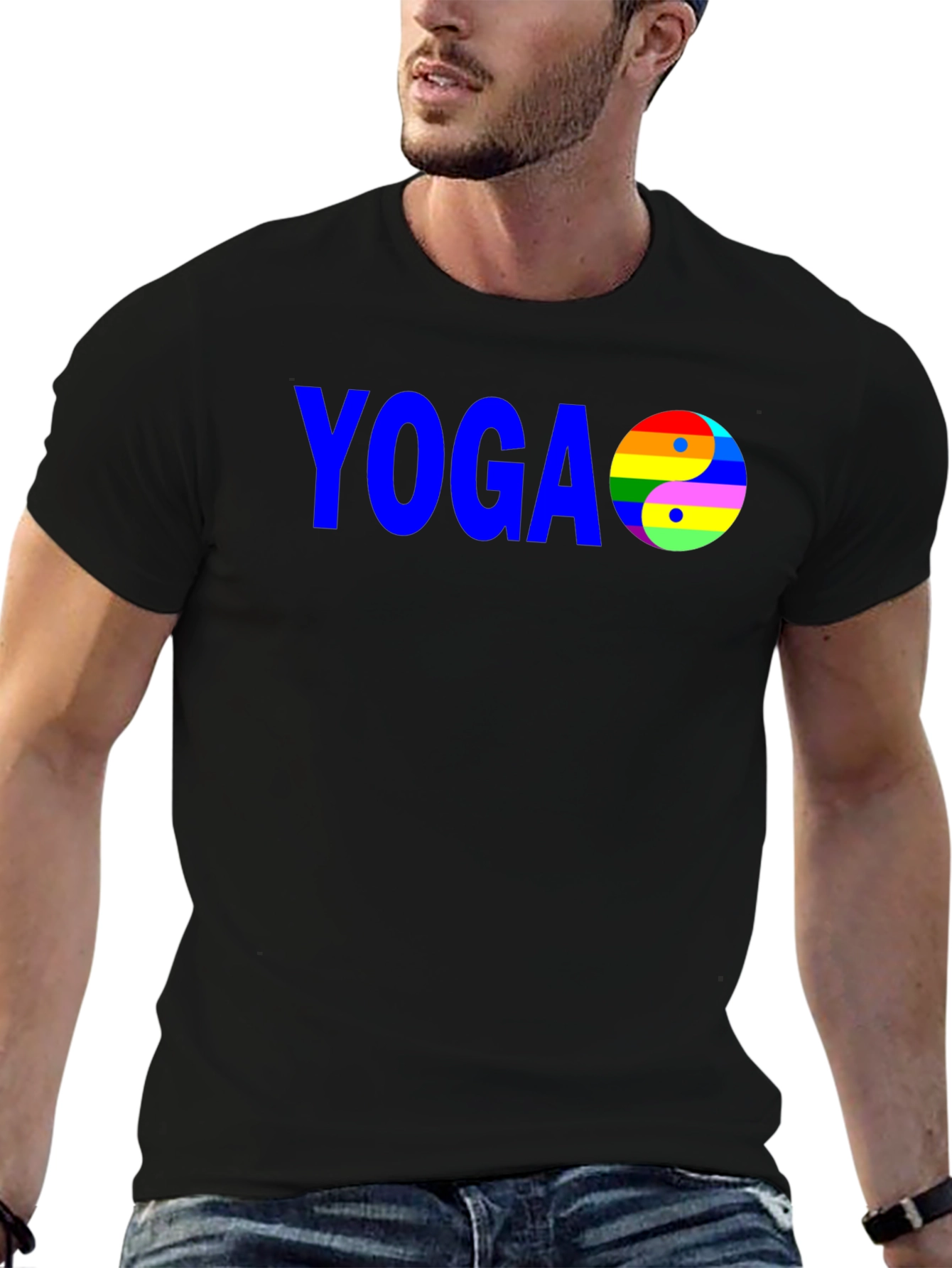 Yoga Yin Yang LGBTQ Pride T-Shirt