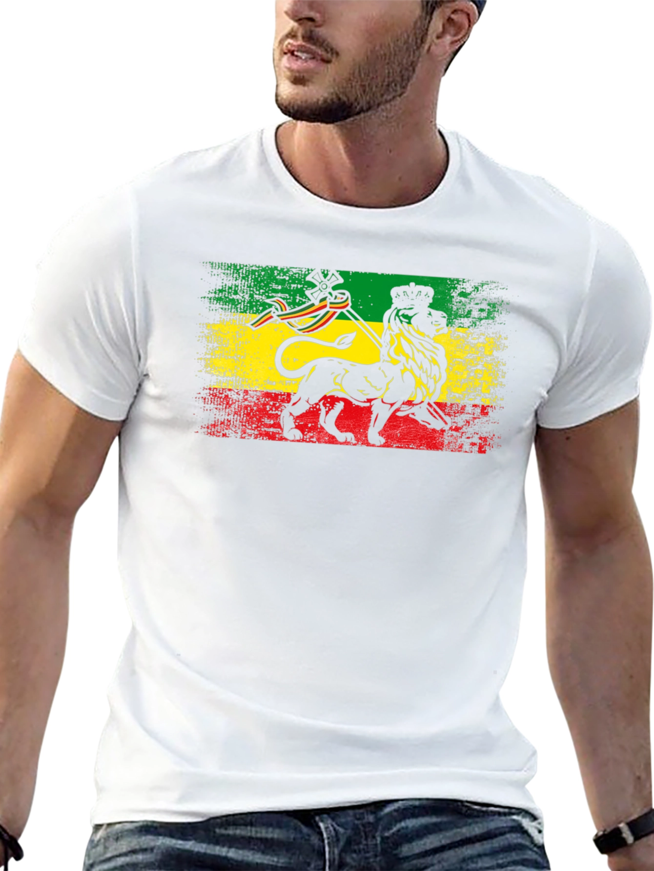 Rasta Lion T-Shirt - Reggae Style