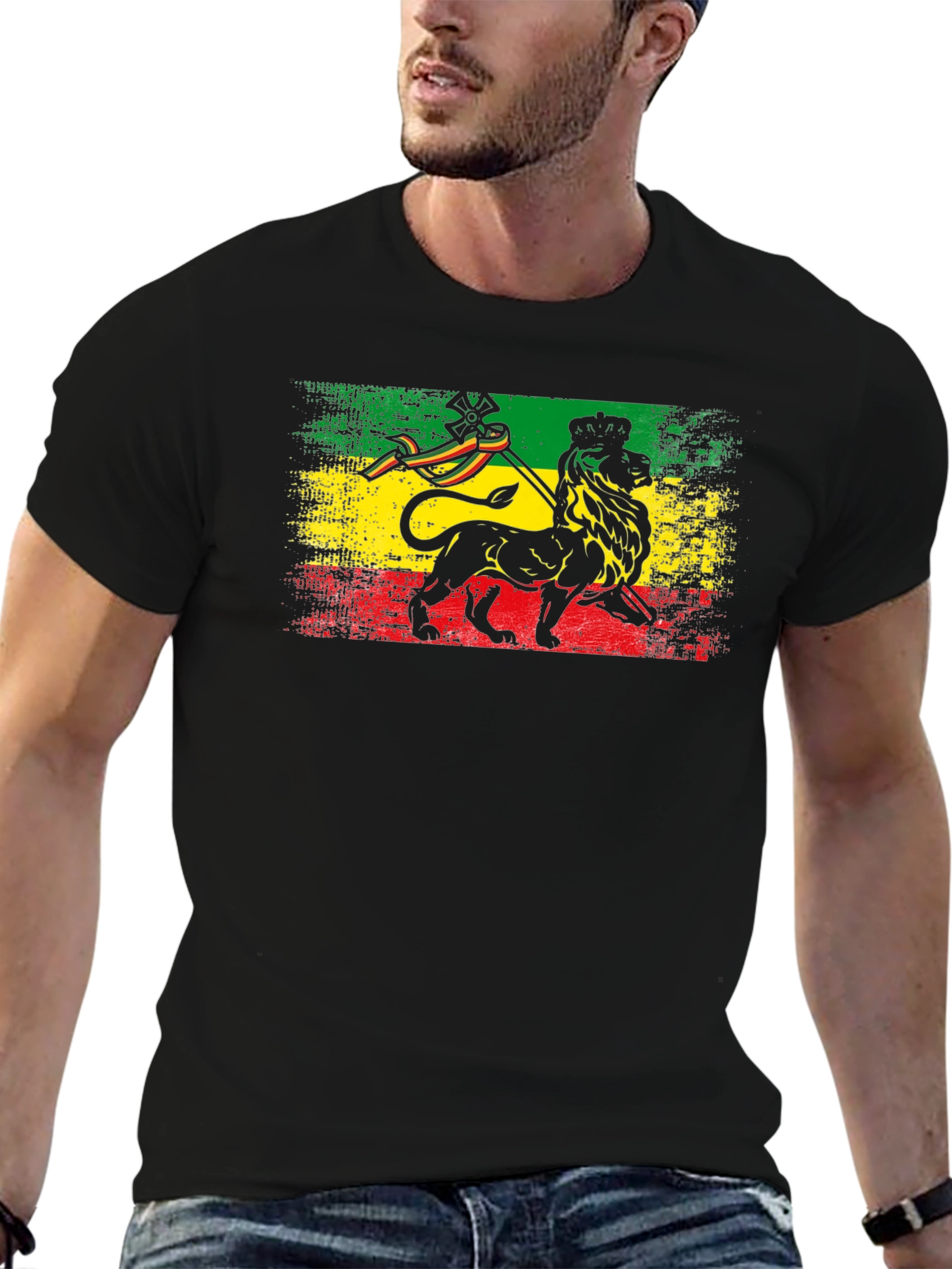 Rasta Lion T-Shirt - Reggae Style