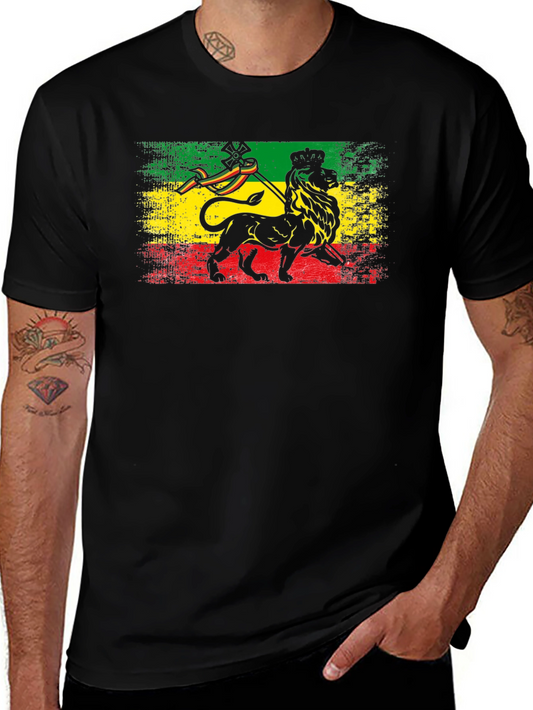 Rasta Lion T-Shirt - Reggae Style